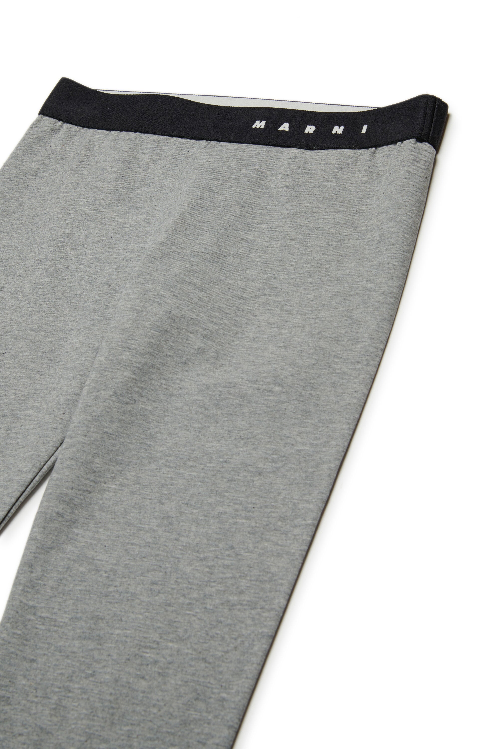 Logoed elastic leggings pants