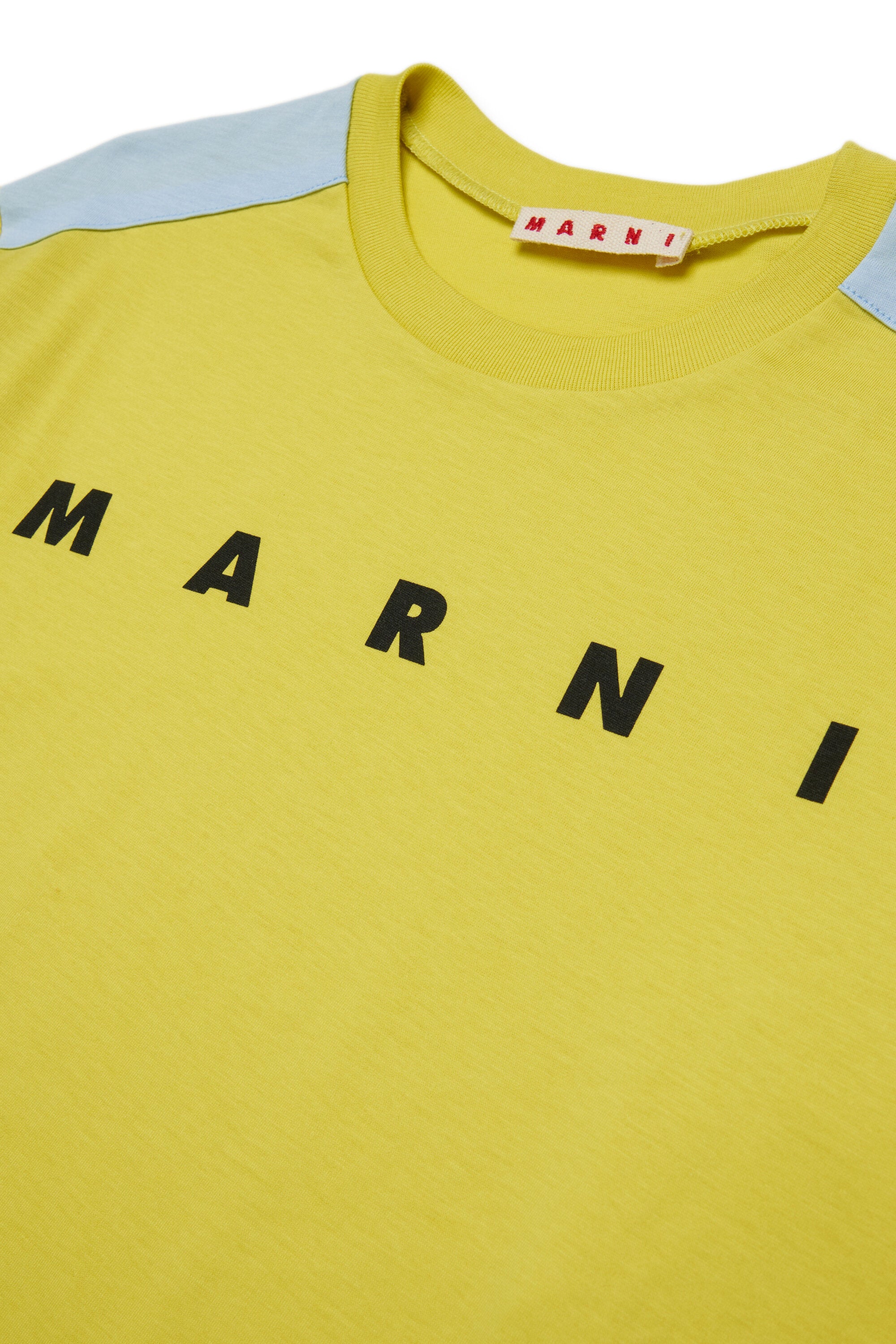 Long sleeves colorblock jersey T-shirt