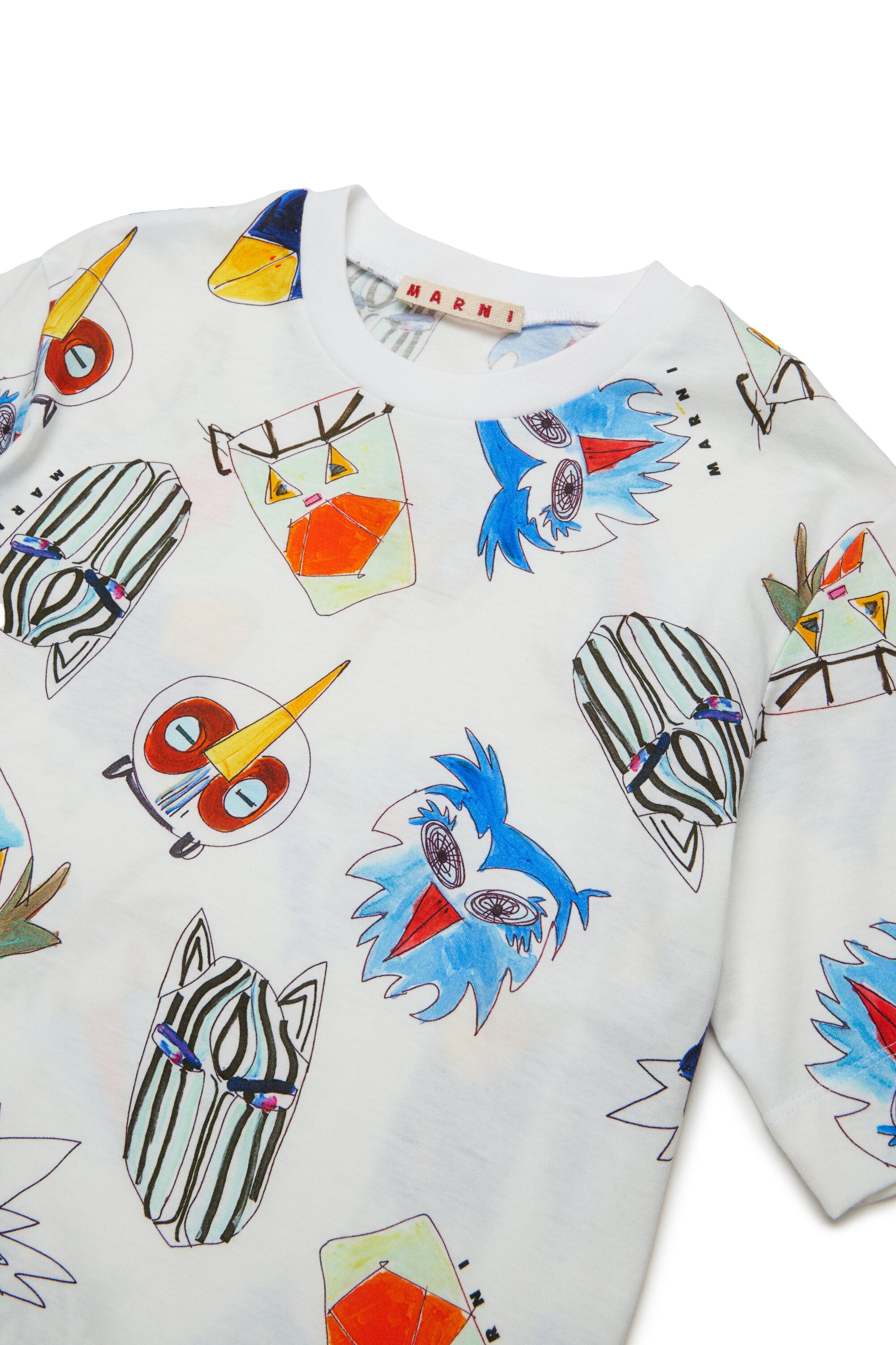 Jungle allover graphic jersey T-shirt