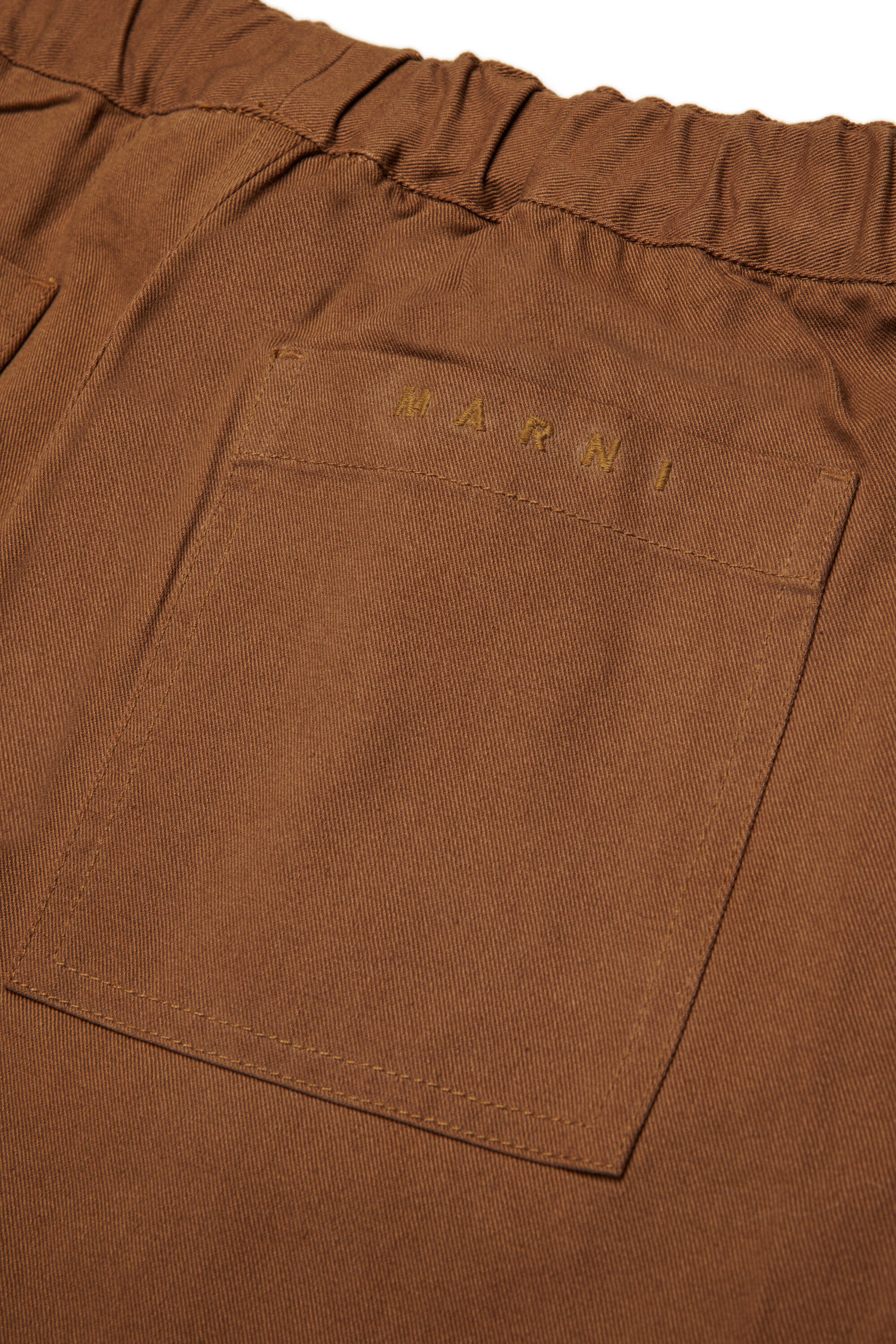 Gabardine balloon pants