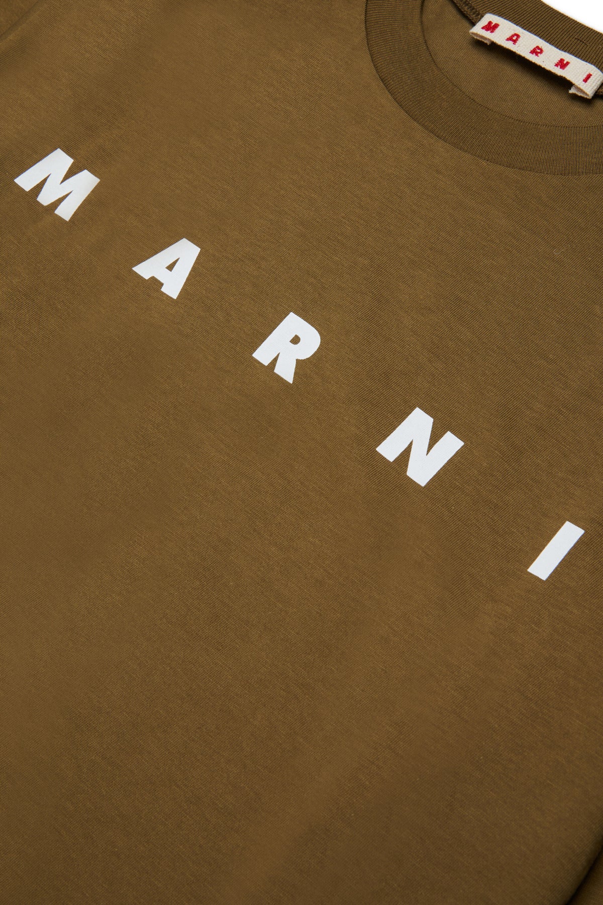 Long sleeves jersey T-shirt with Marni logo