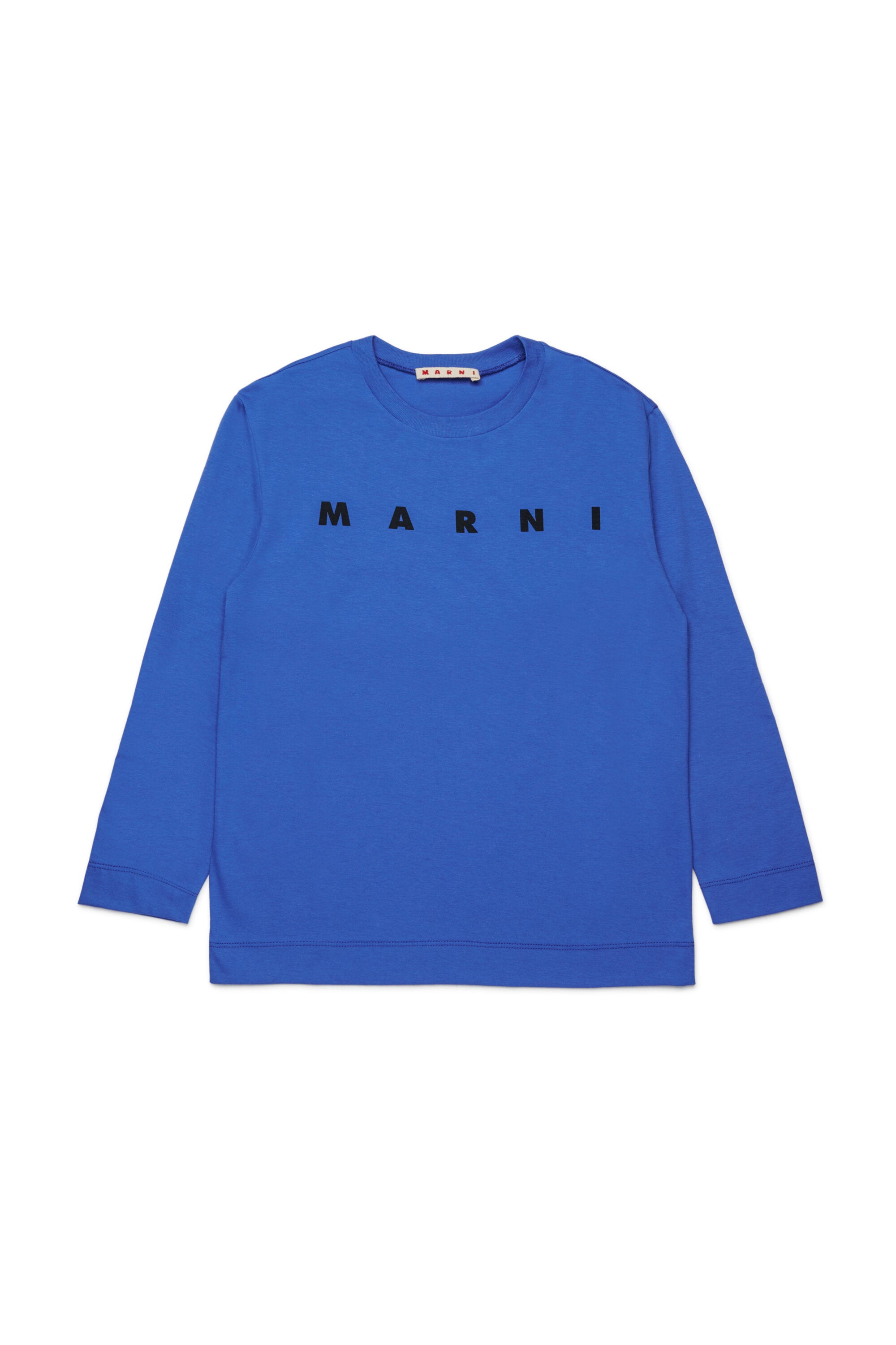 Long sleeves jersey T-shirt with Marni logo