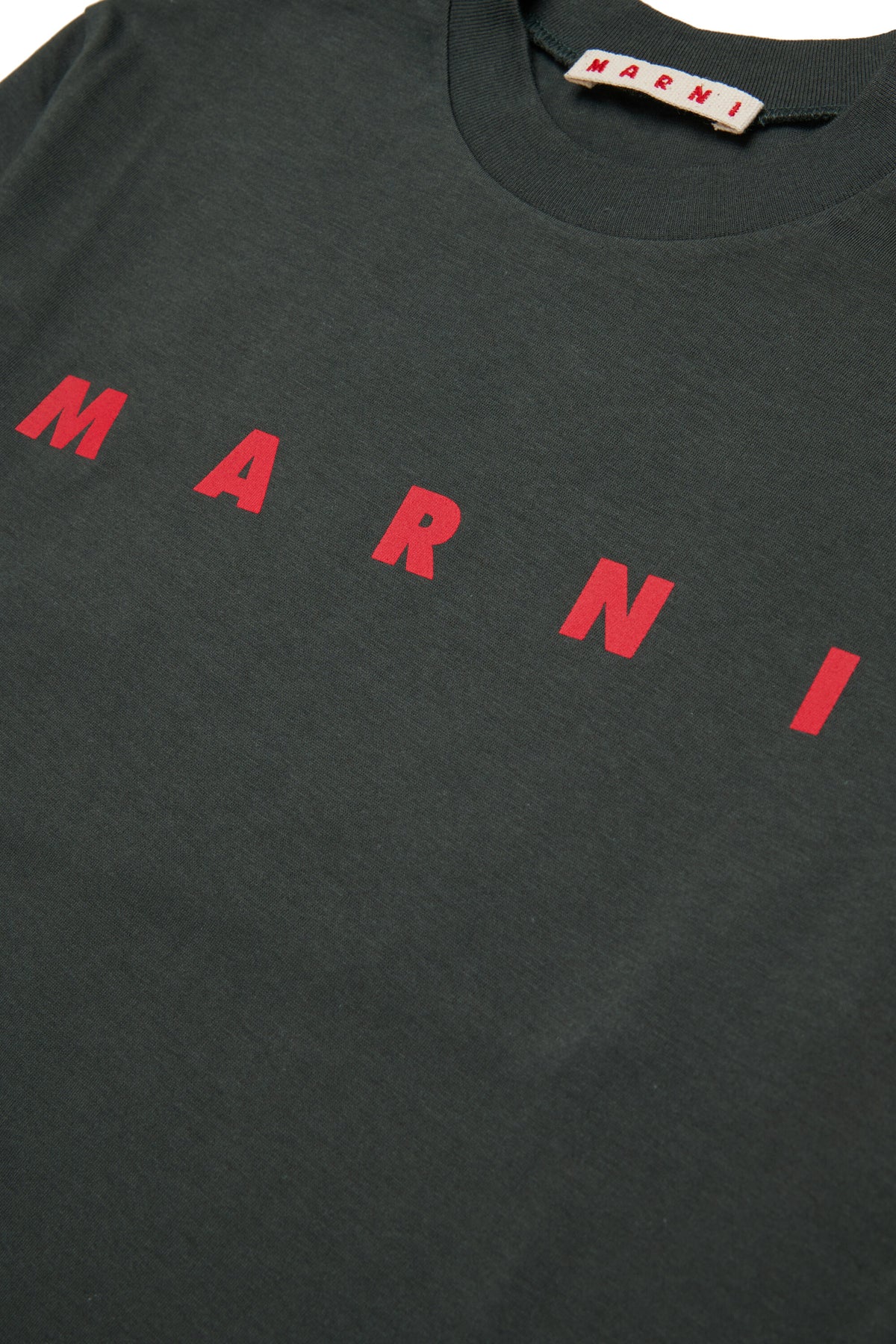 Long sleeves jersey T-shirt with Marni logo