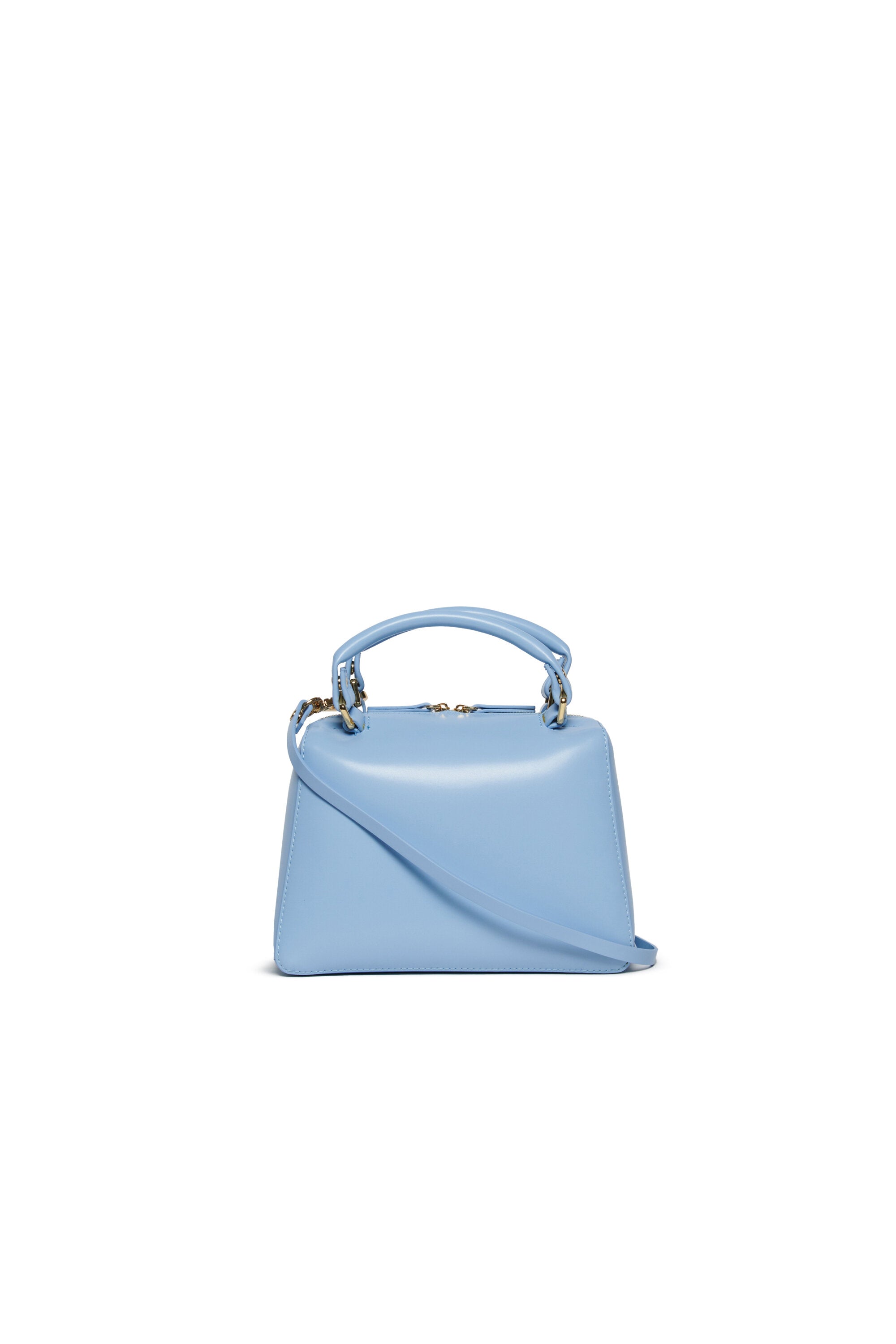 School Bag in coated fabric with shoulder strap