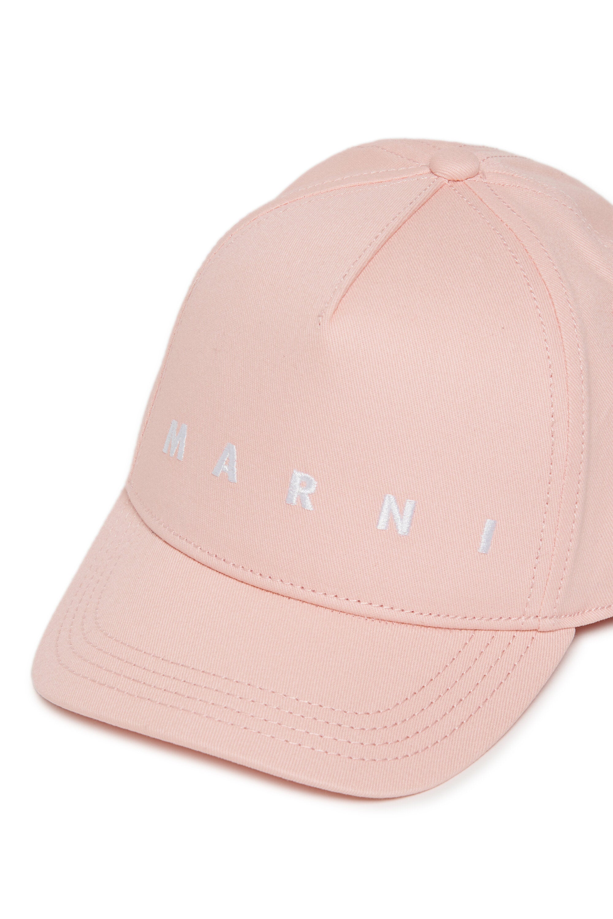 Gabardine baseball cap with logo