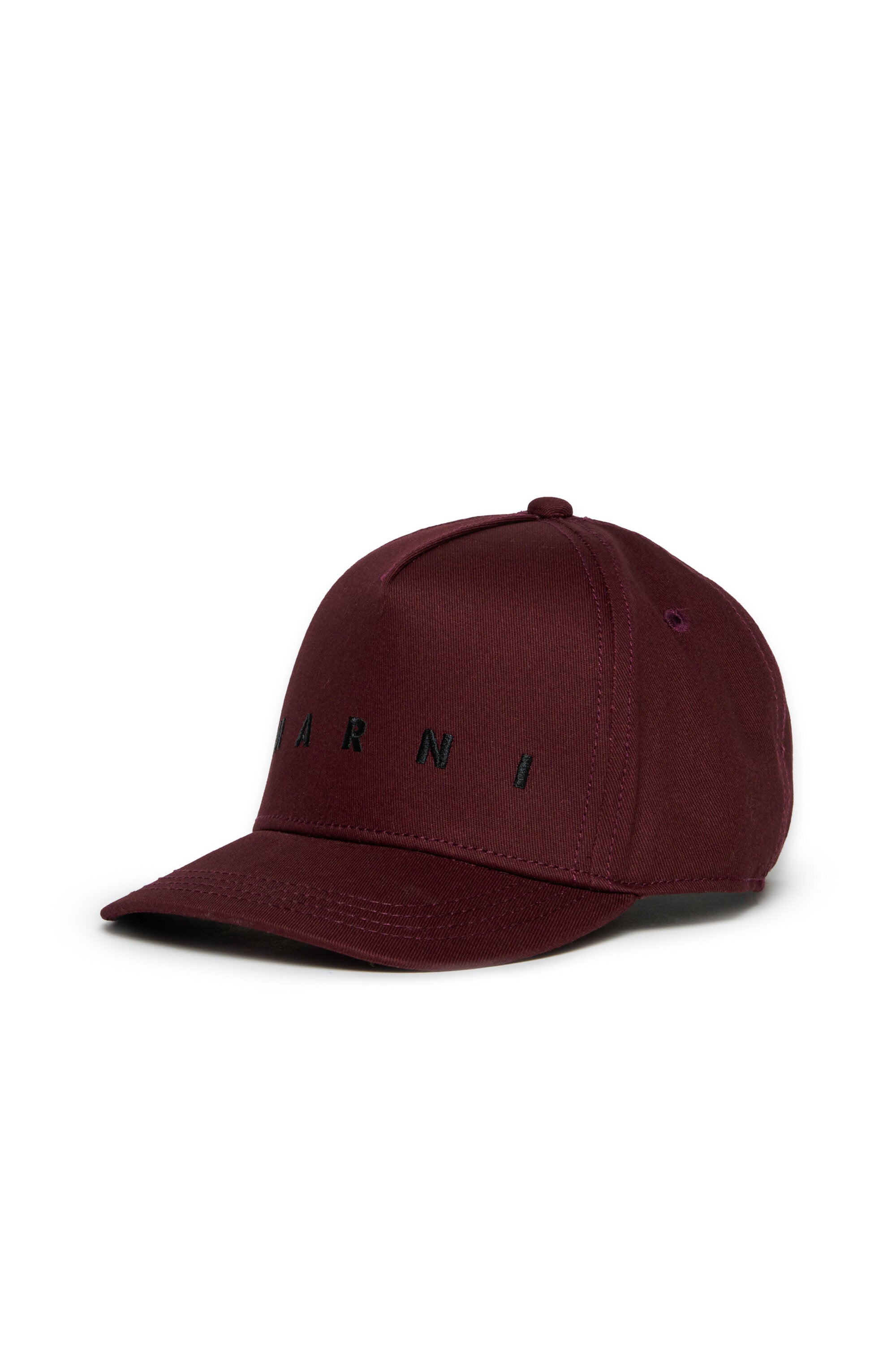 Gabardine baseball cap with logo