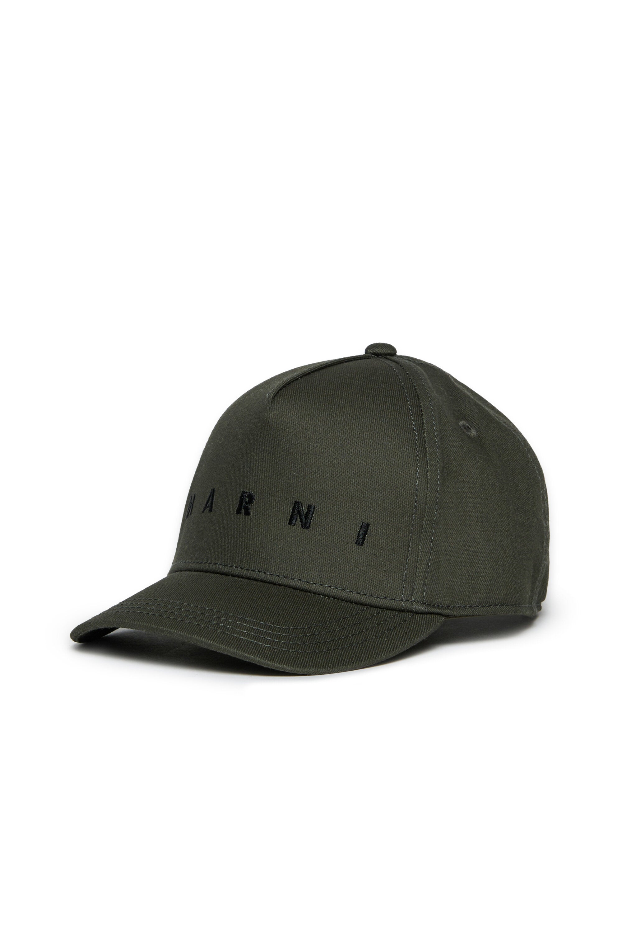 Gabardine baseball cap with logo