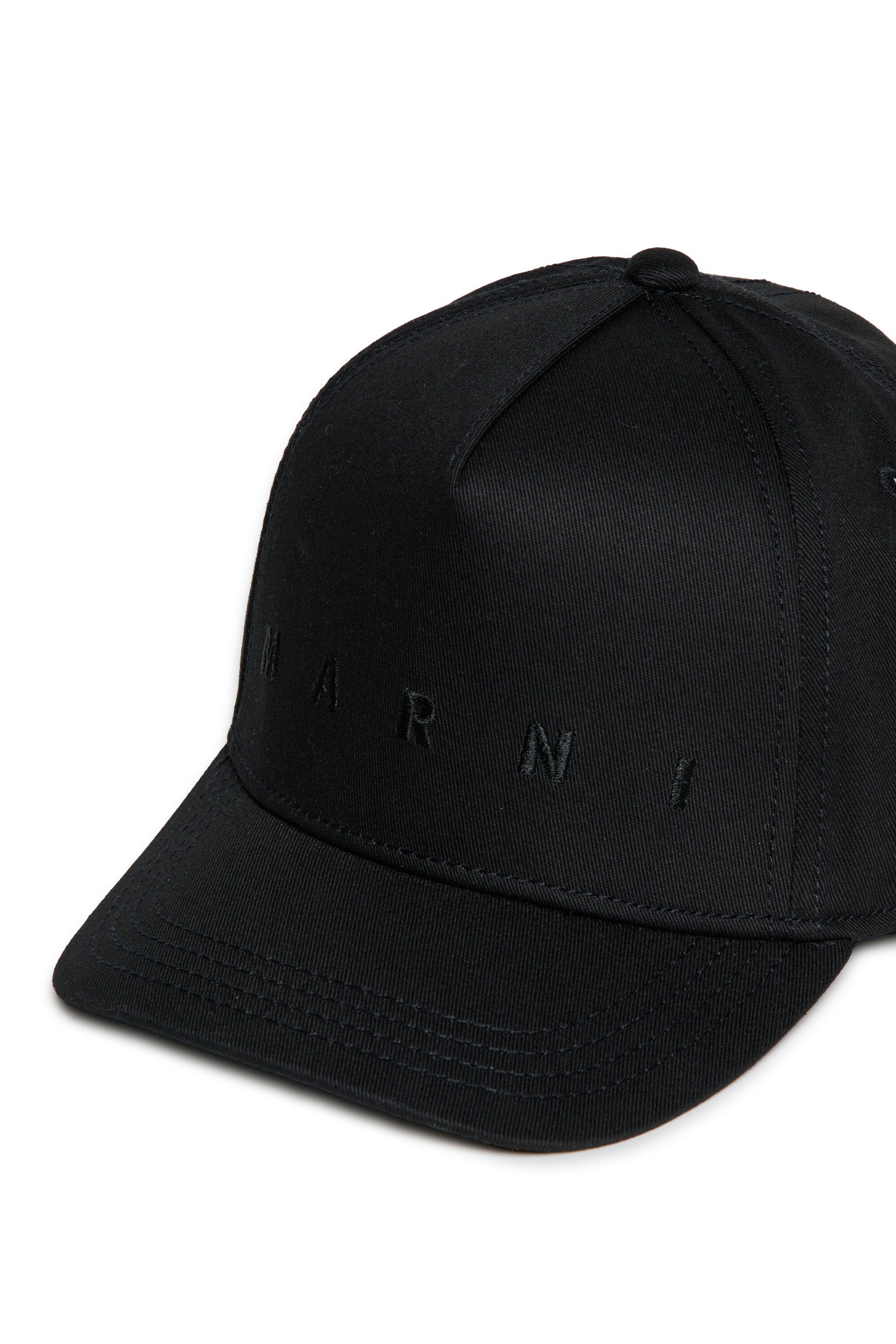 Gabardine baseball cap with logo