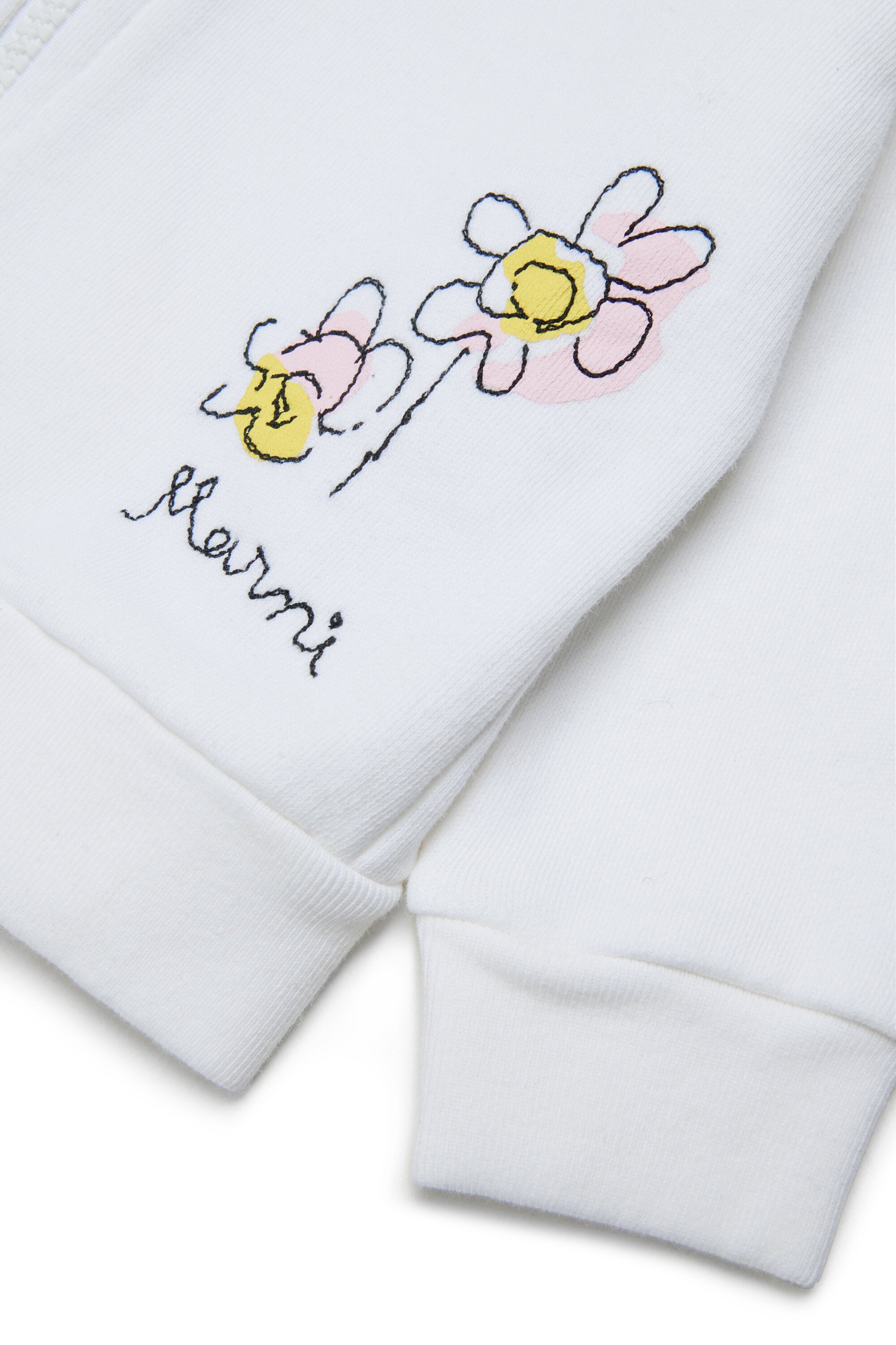 Full zip sweatshirt with logo