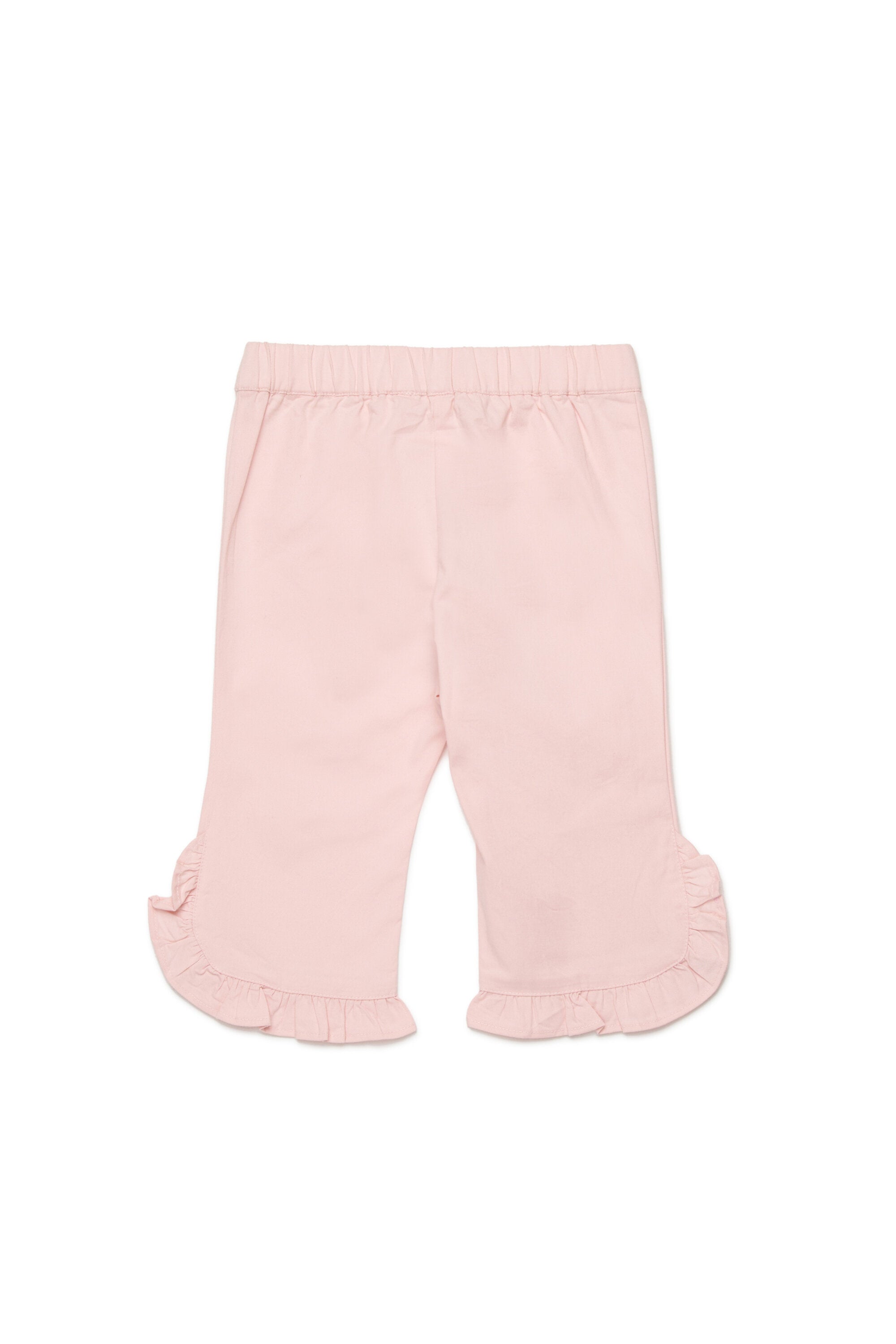 Trousers with ruffle detail