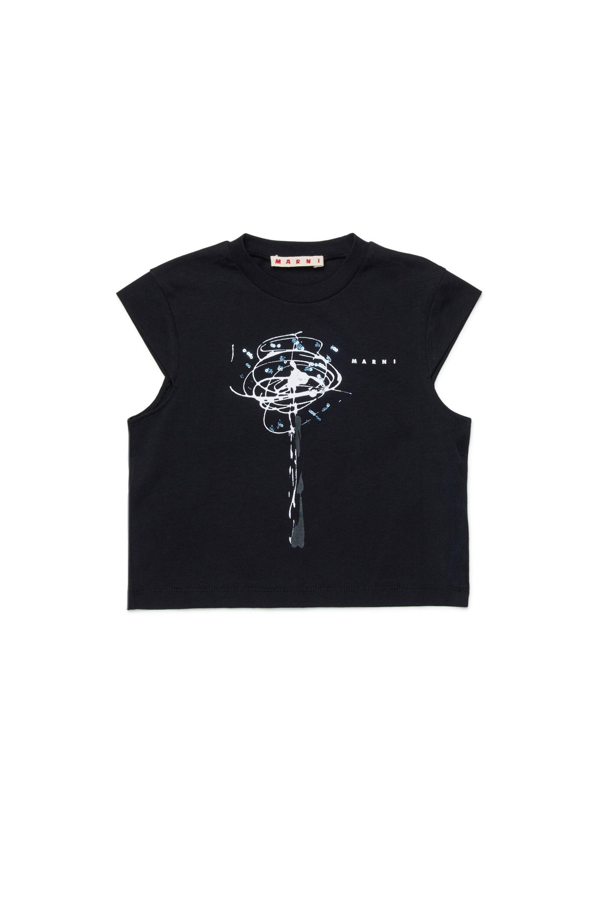 T-shirt with chest logo