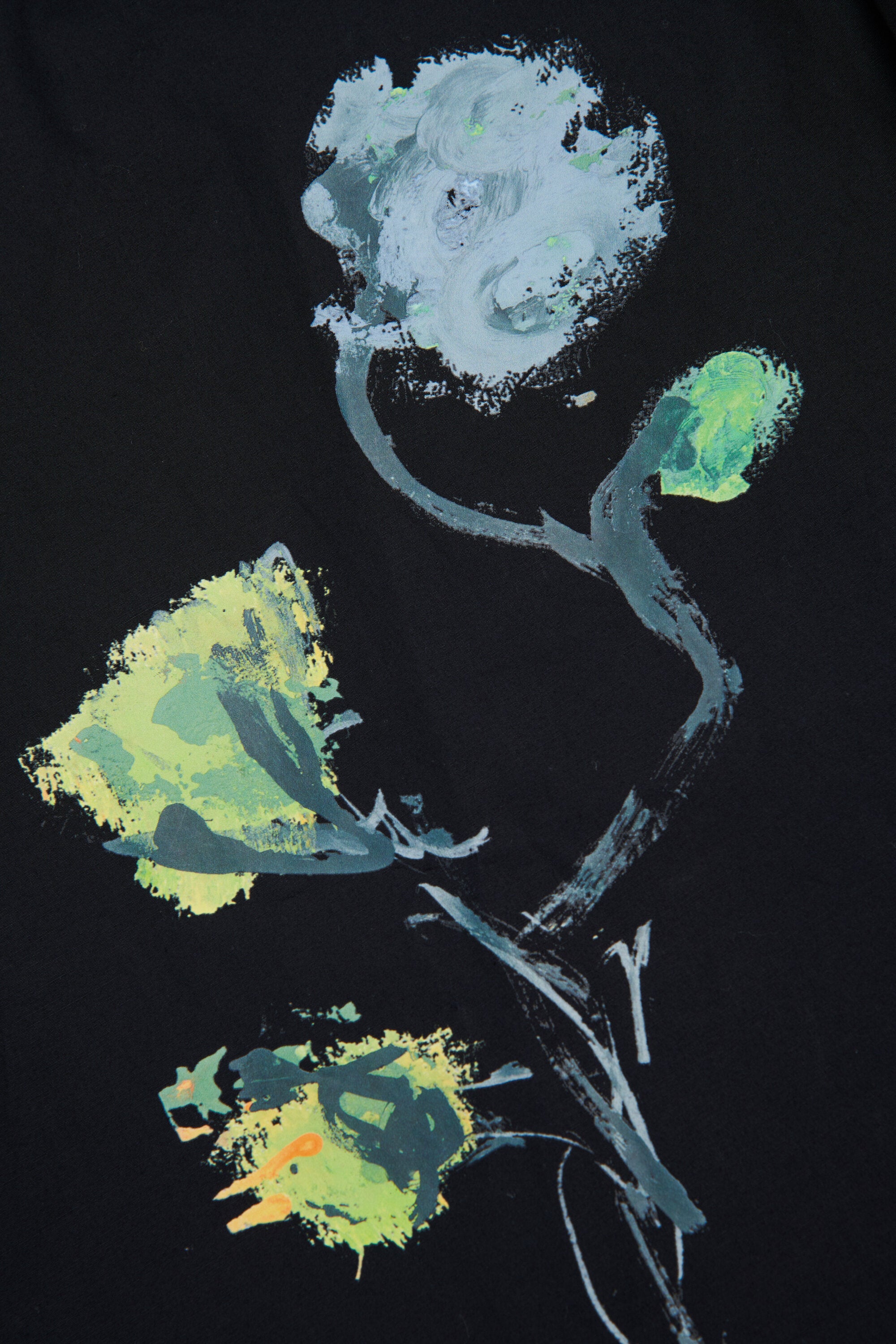 Short dress with floral print