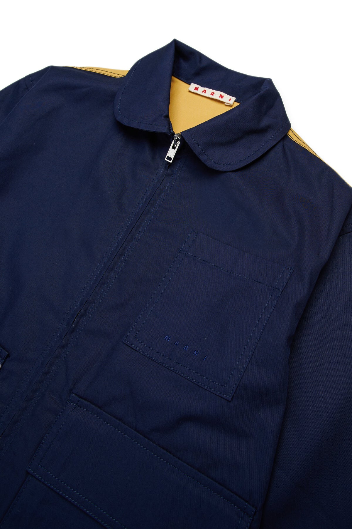 Jacket with printed logo