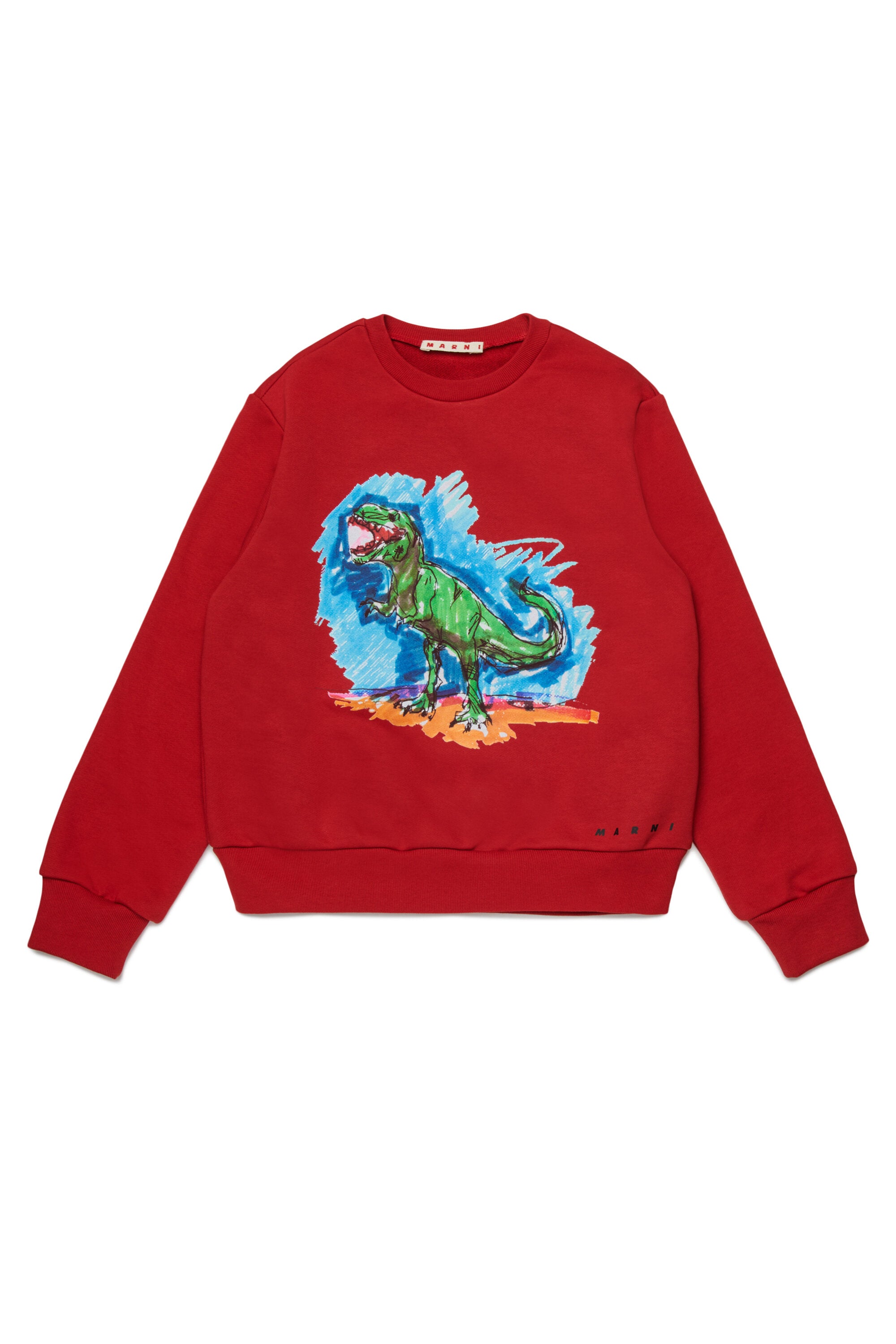 Crewneck sweatshirt with Jurassic World-themed logo