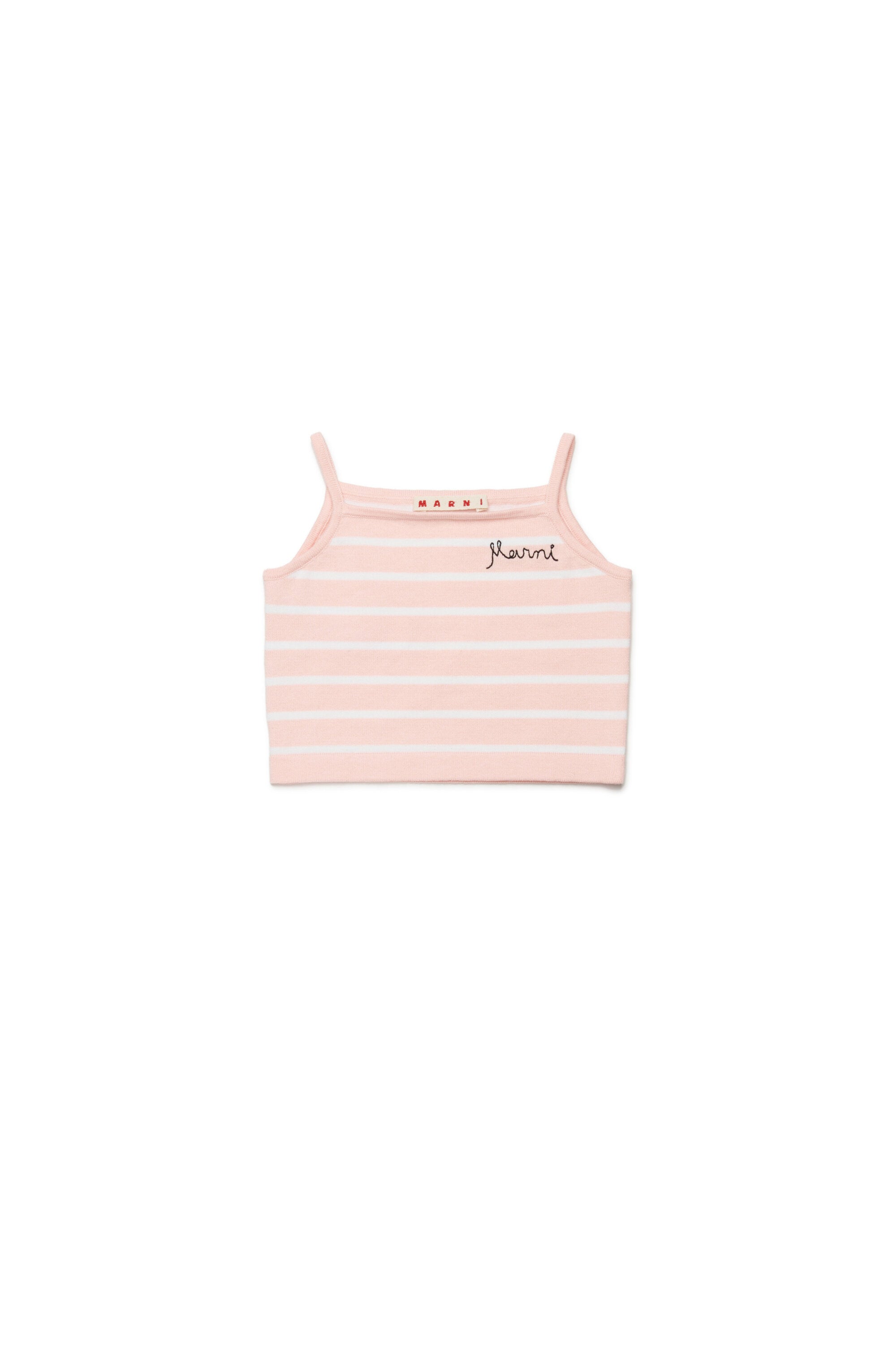 Ribbed top with logo