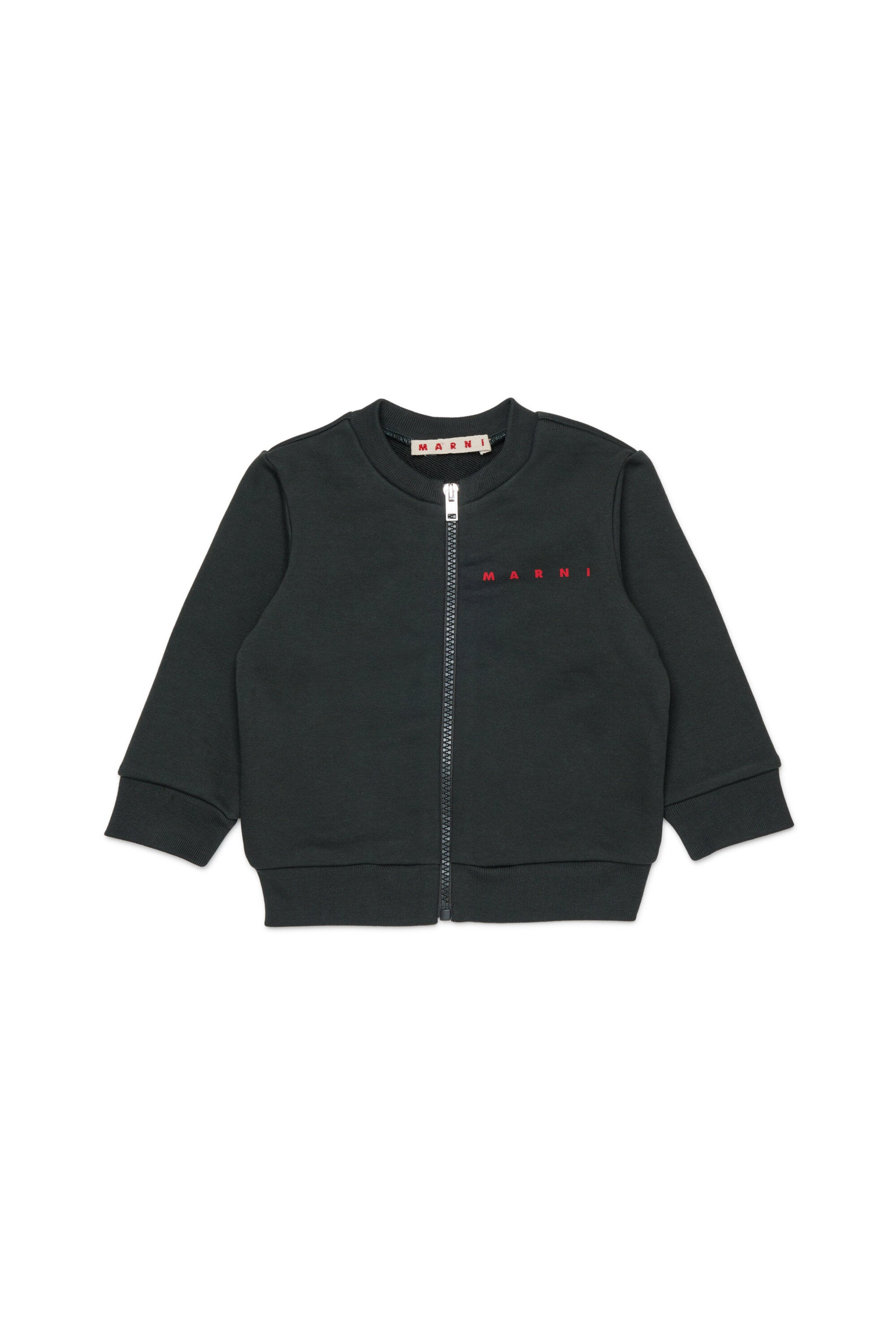 Full-zip sweatshirt with logo