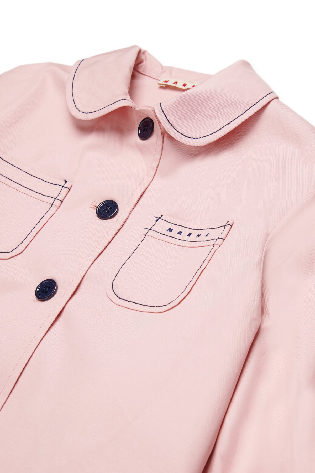 Jacket with printed logo