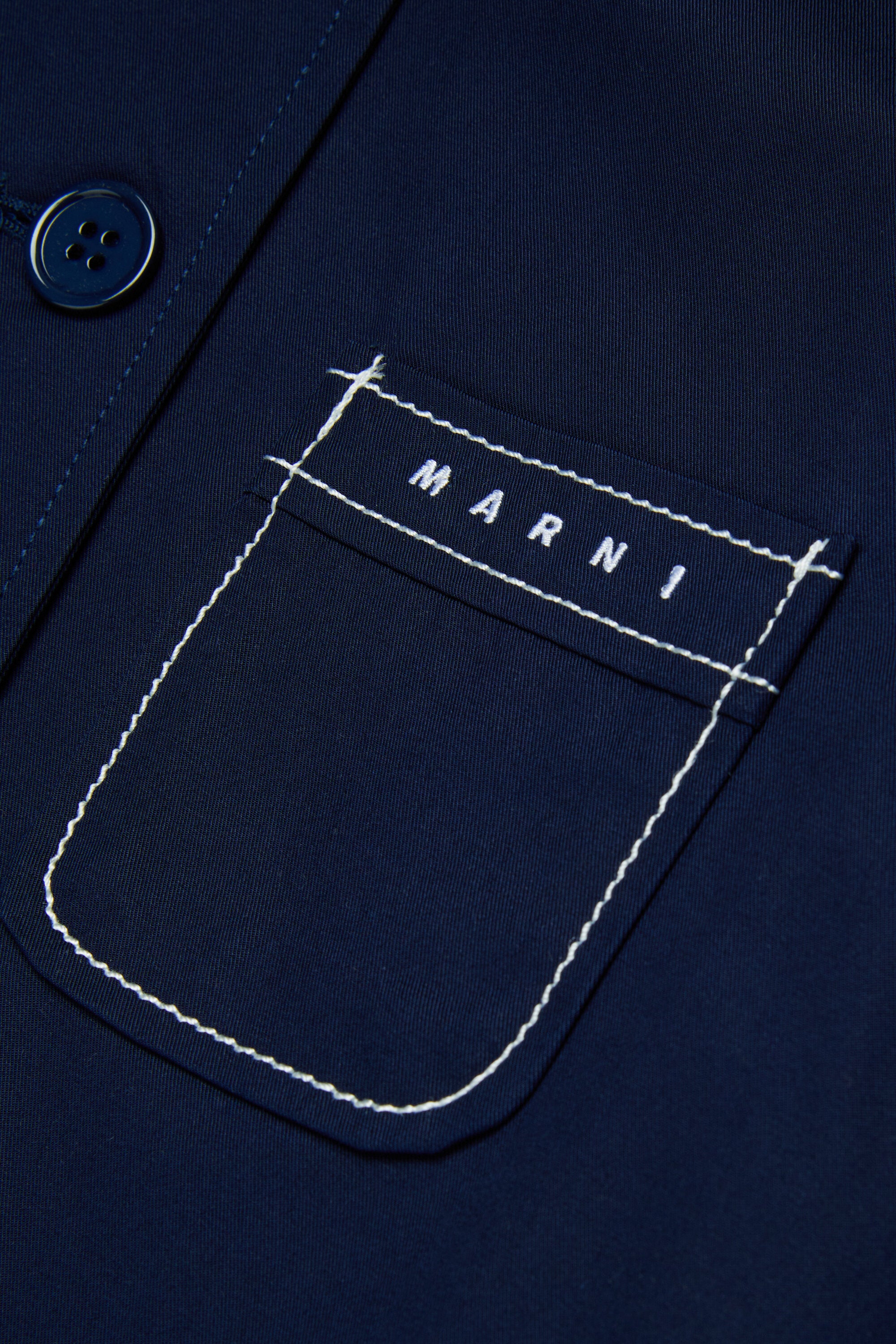 Jacket with printed logo