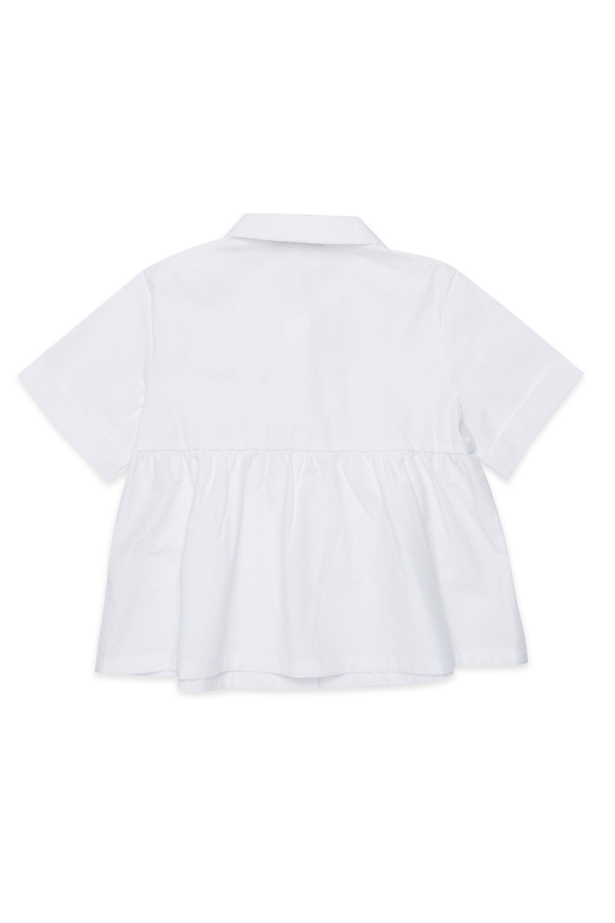 Short-sleeved shirt with logo