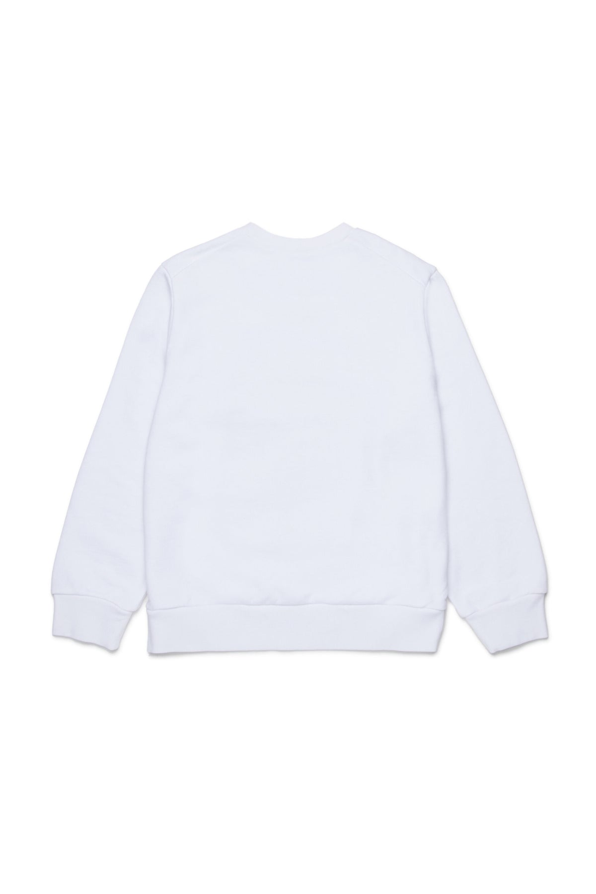 Crewneck sweatshirt with oversized flower
