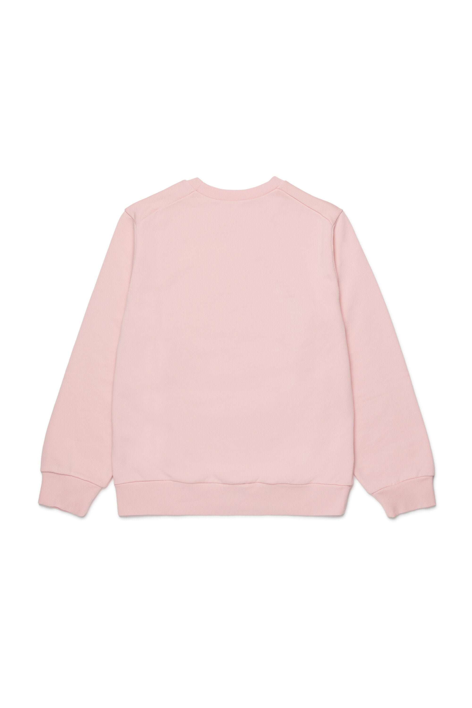 Crewneck sweatshirt with oversized flower