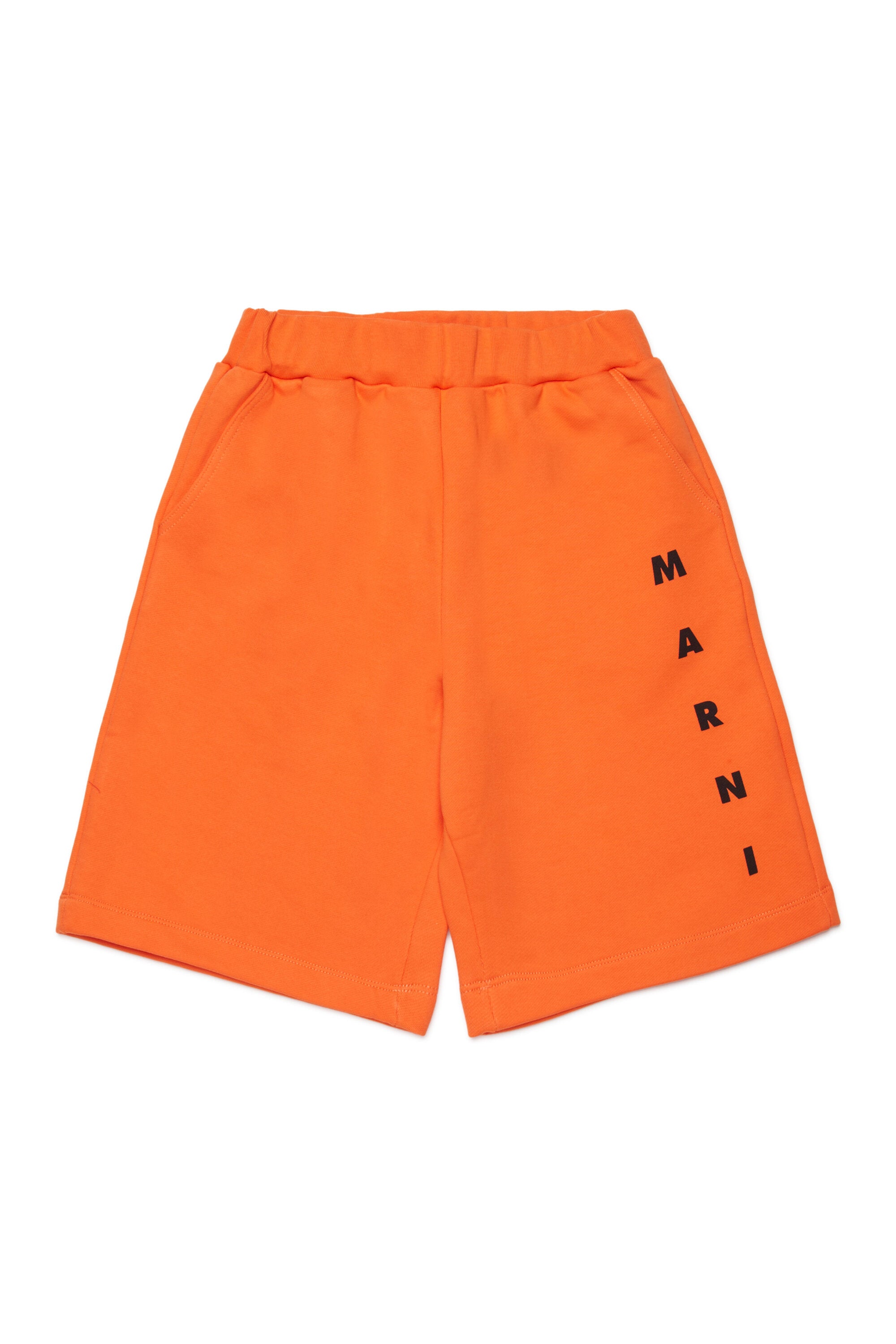 Logo fleece shorts