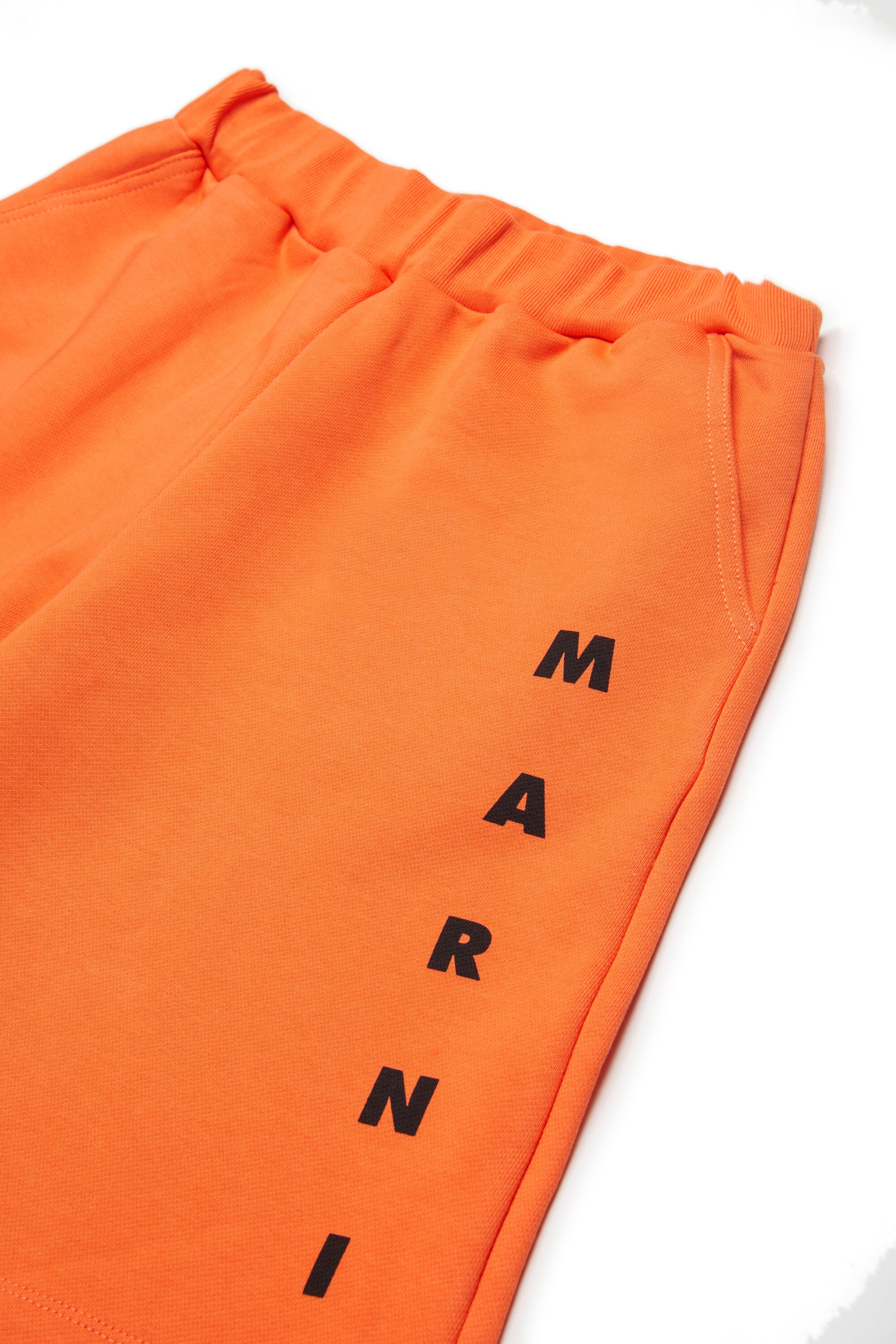 Logo fleece shorts