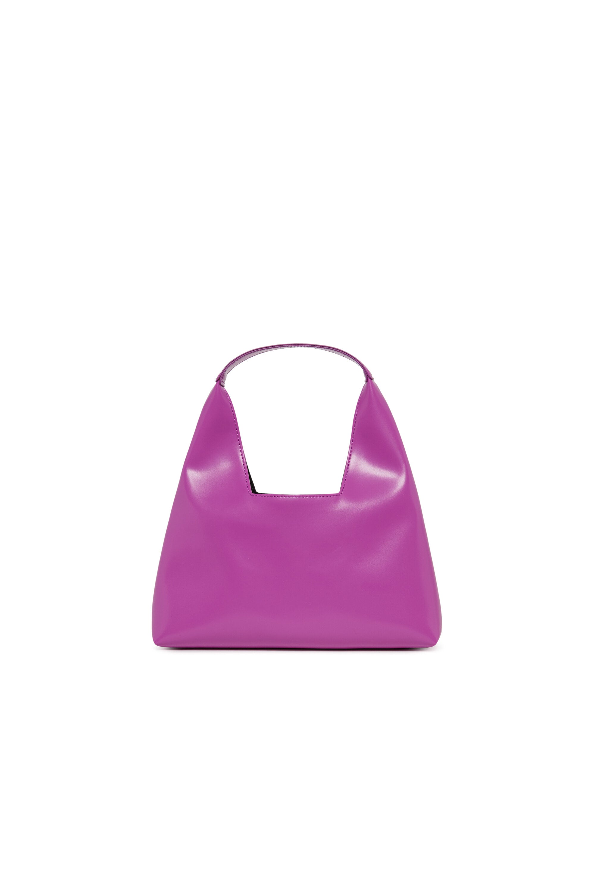 Diamond shoulder bag with floral pattern