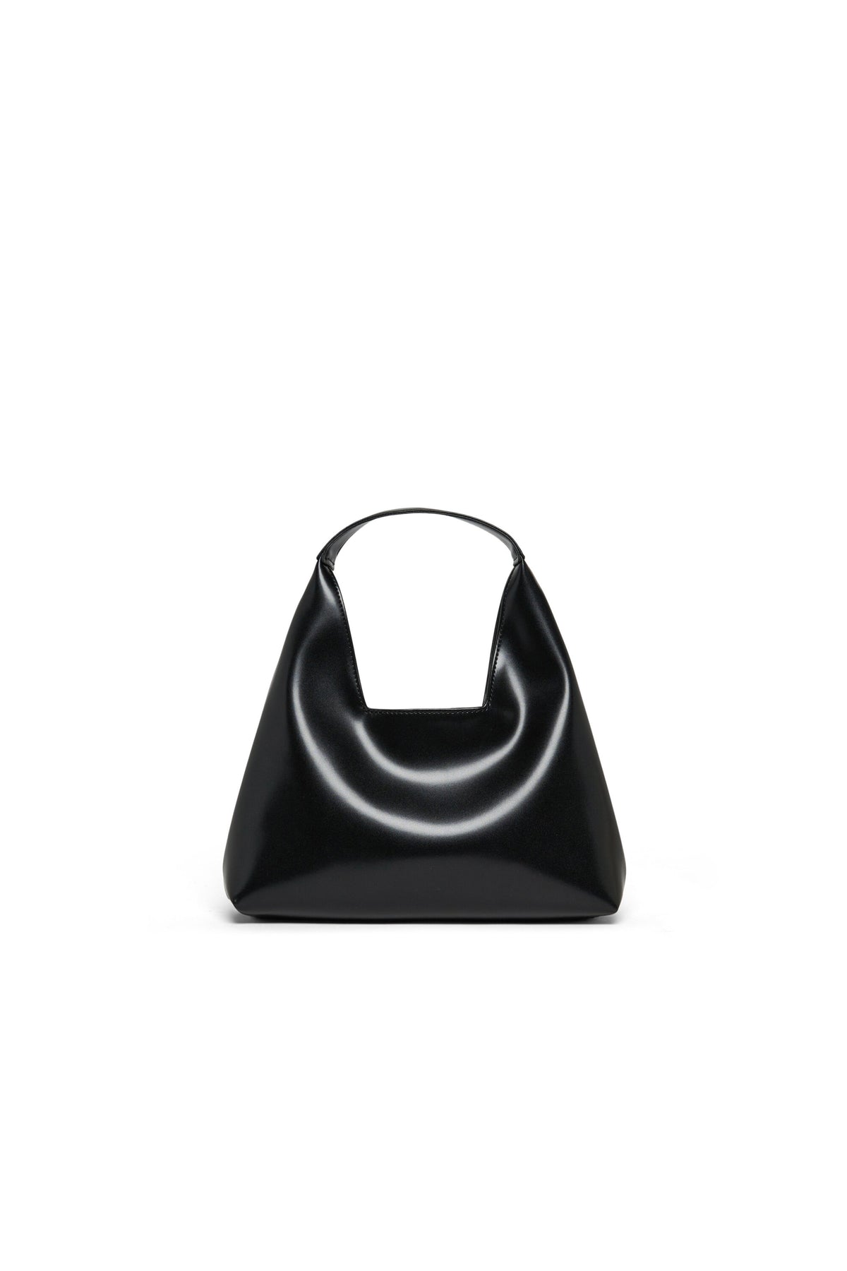 Diamond shoulder bag with floral pattern