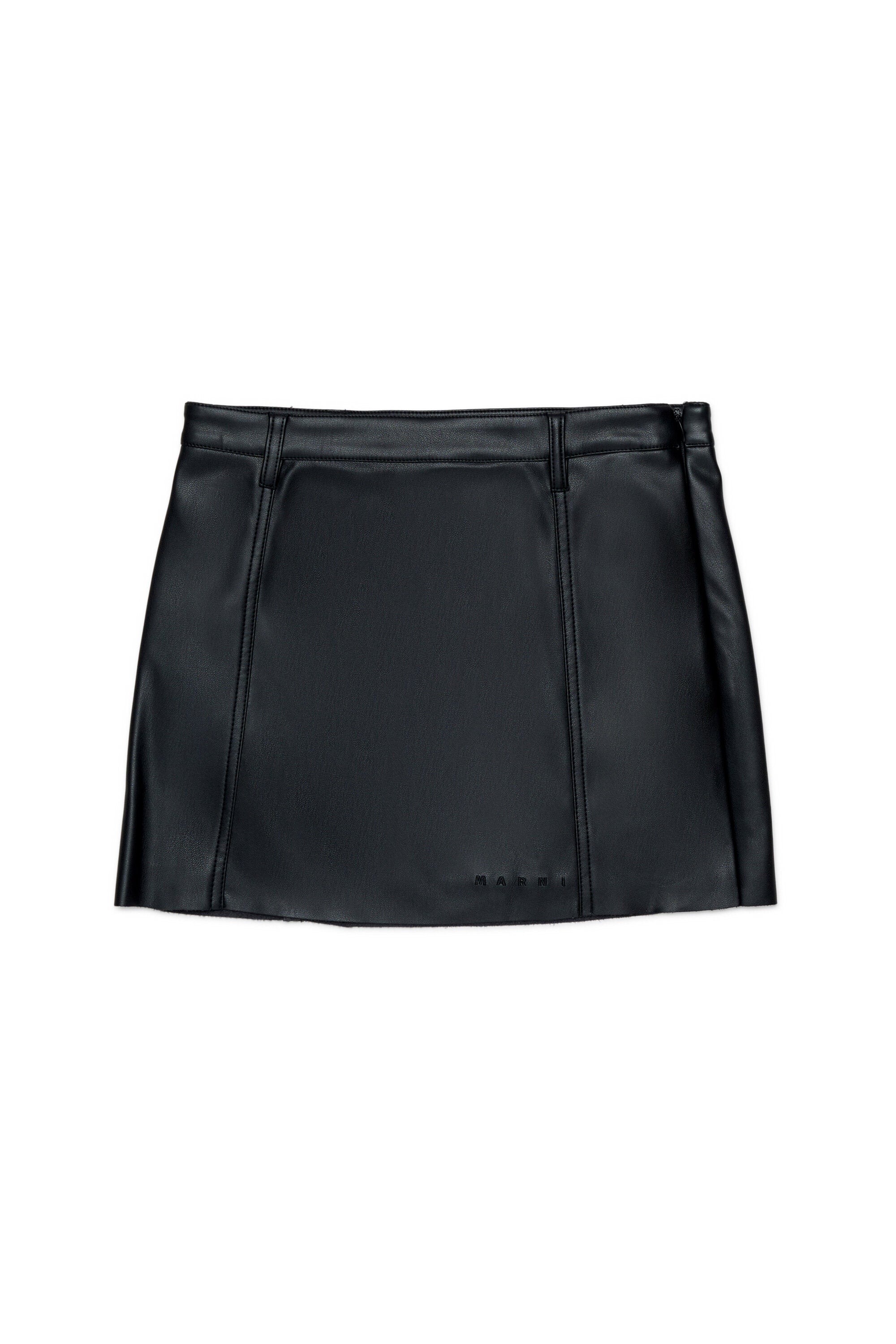 Mini skirt with logo