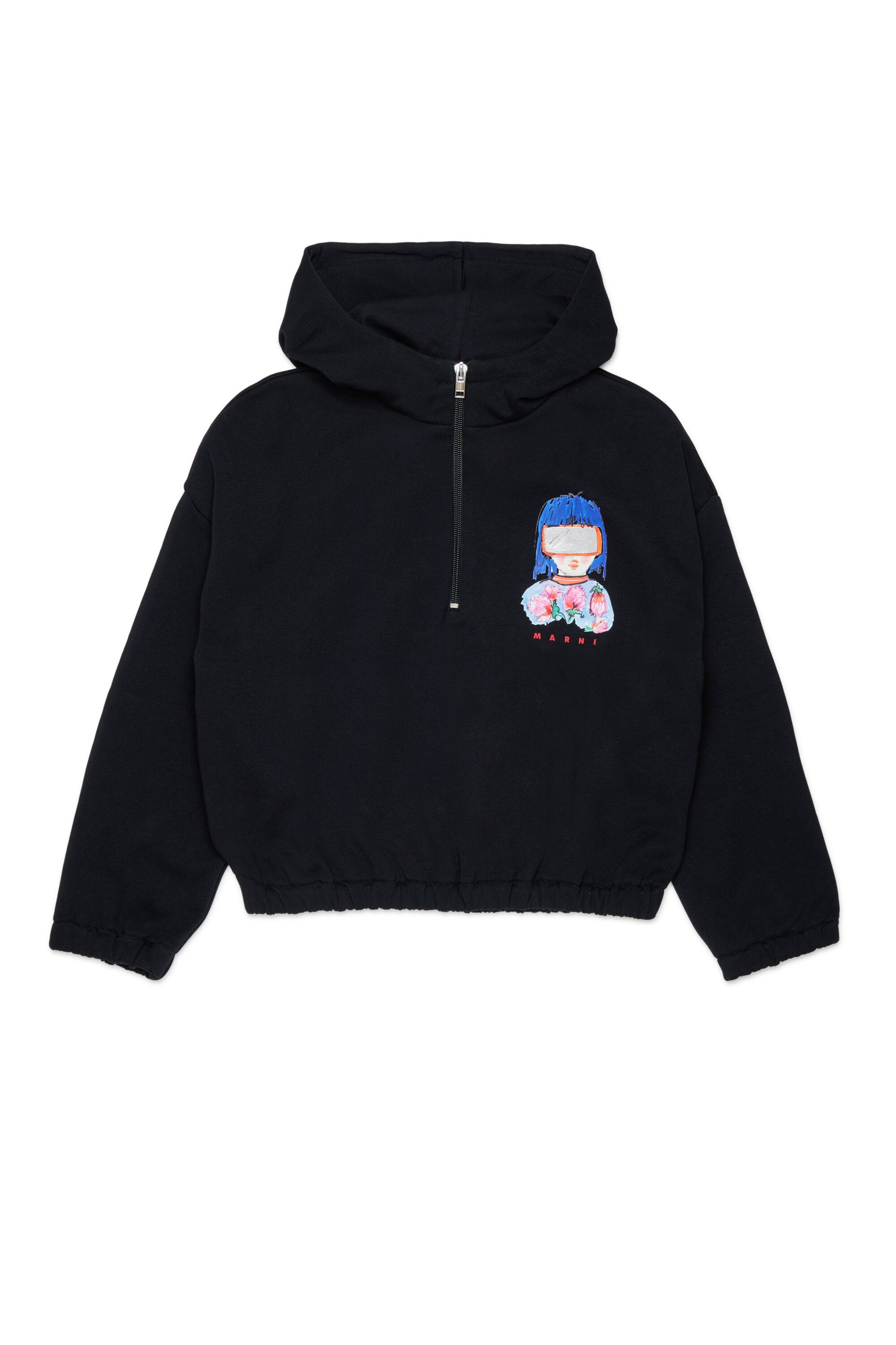 Hooded sweatshirt with logo