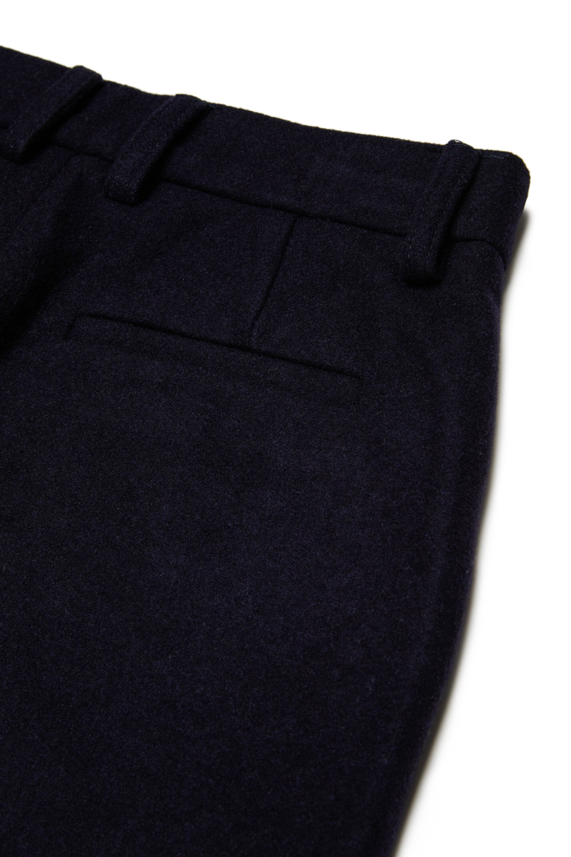 Wool blend pants