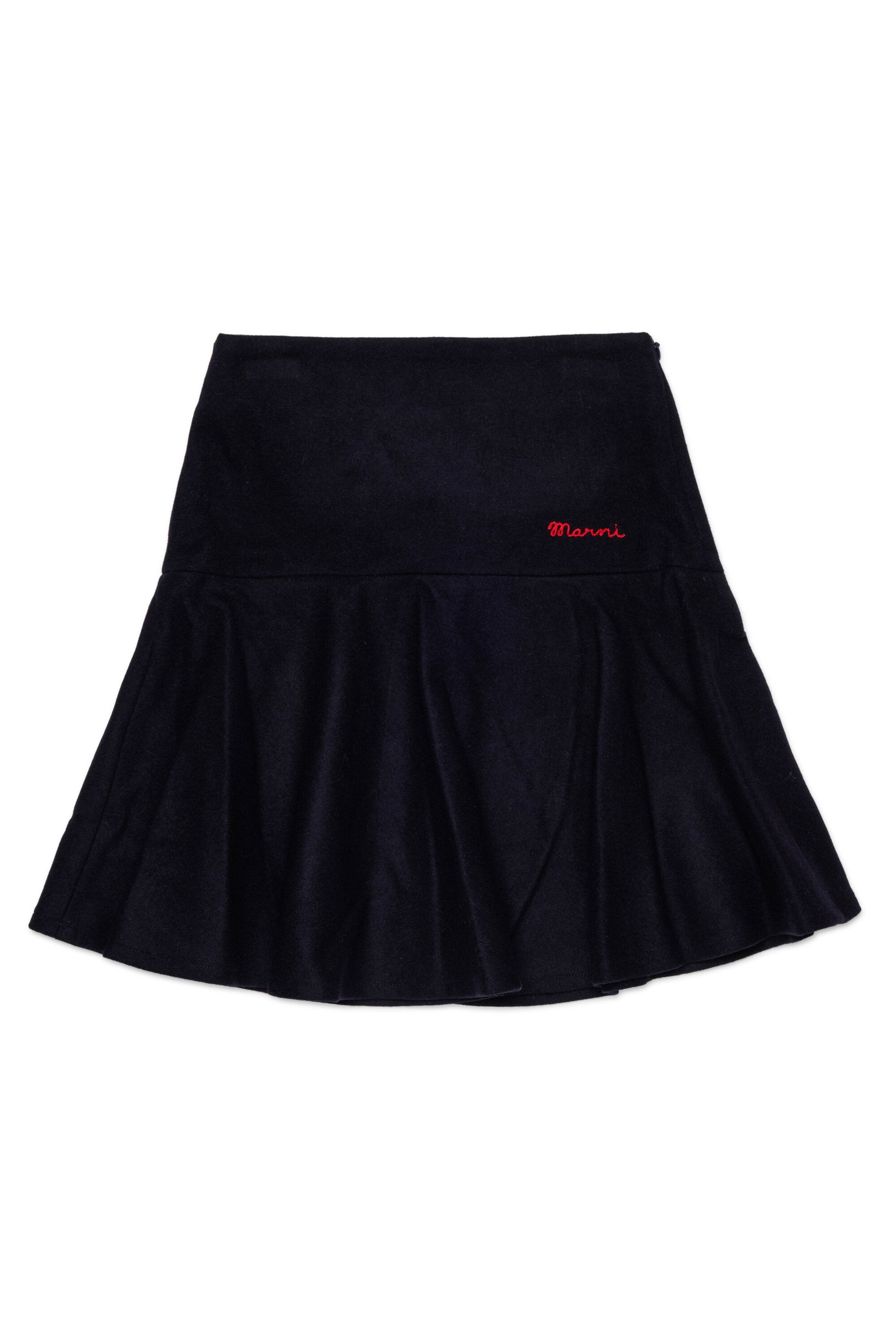Midi skirt with logo
