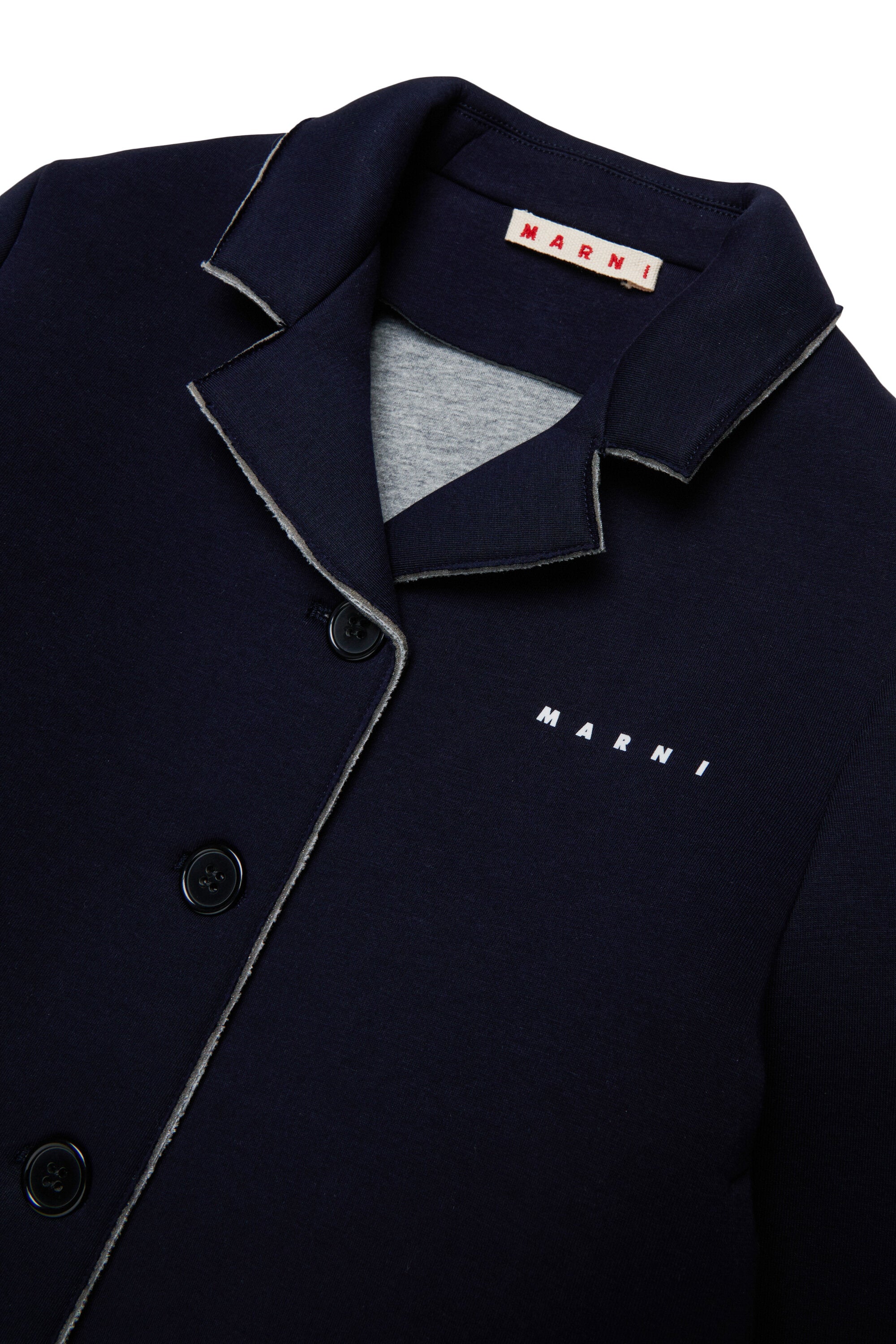 Blazer jacket with logo