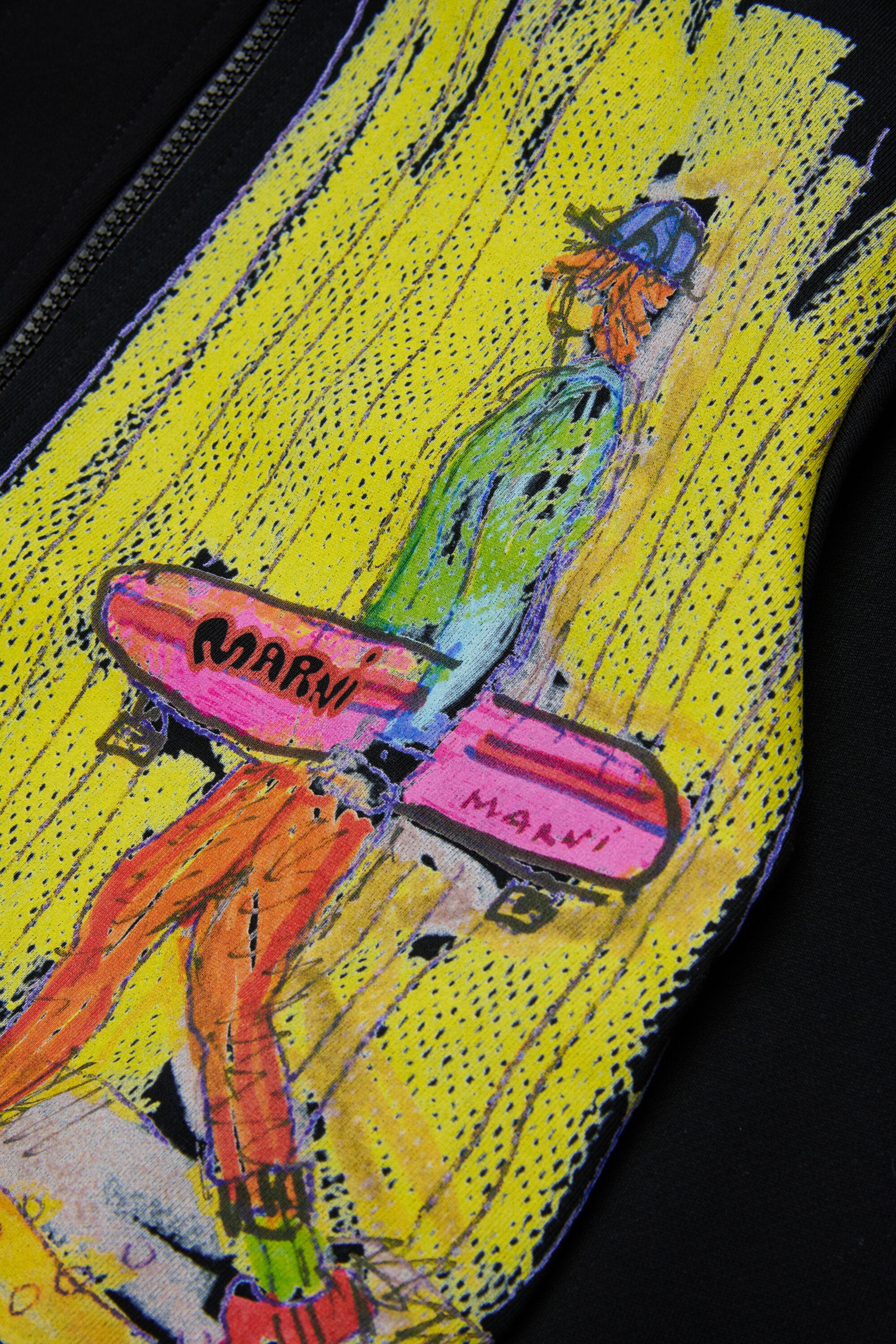 Sweatshirt with skater print