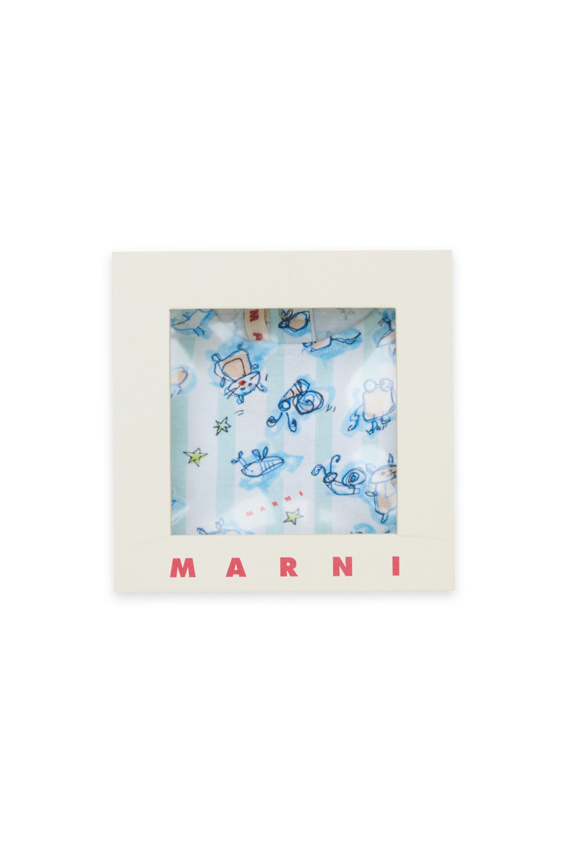 Newborn set with allover print