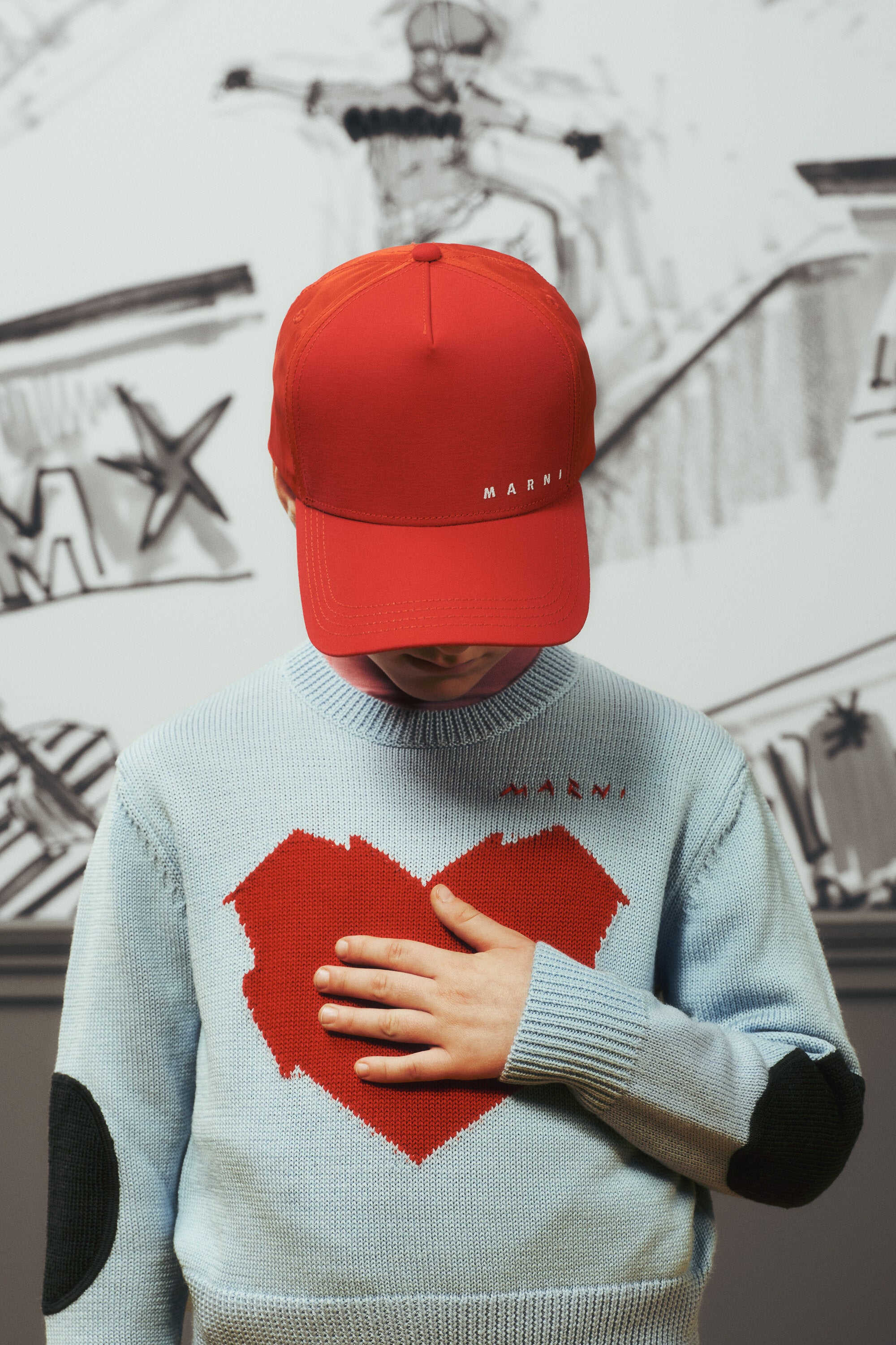 Crew-neck pullover with logo