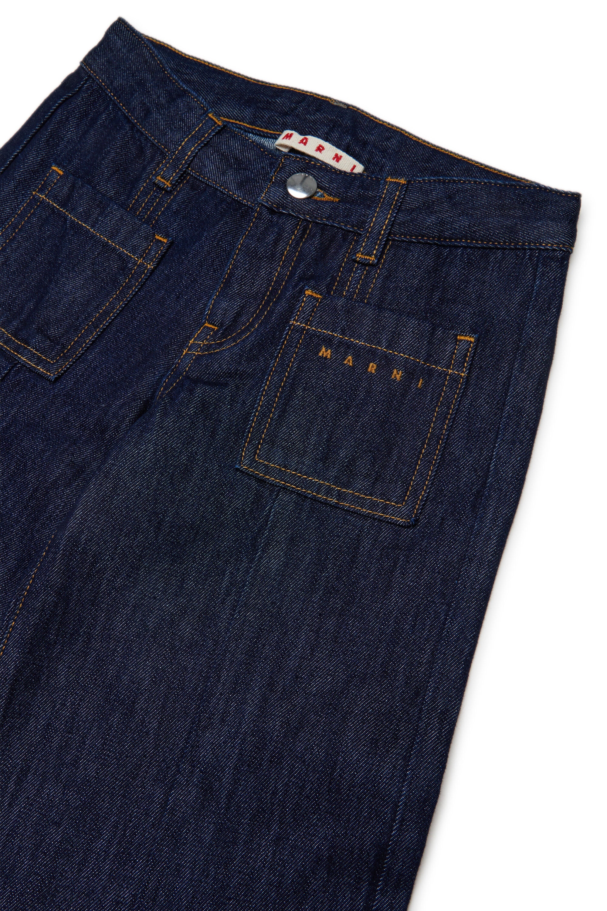 Medium blue flare fit jeans