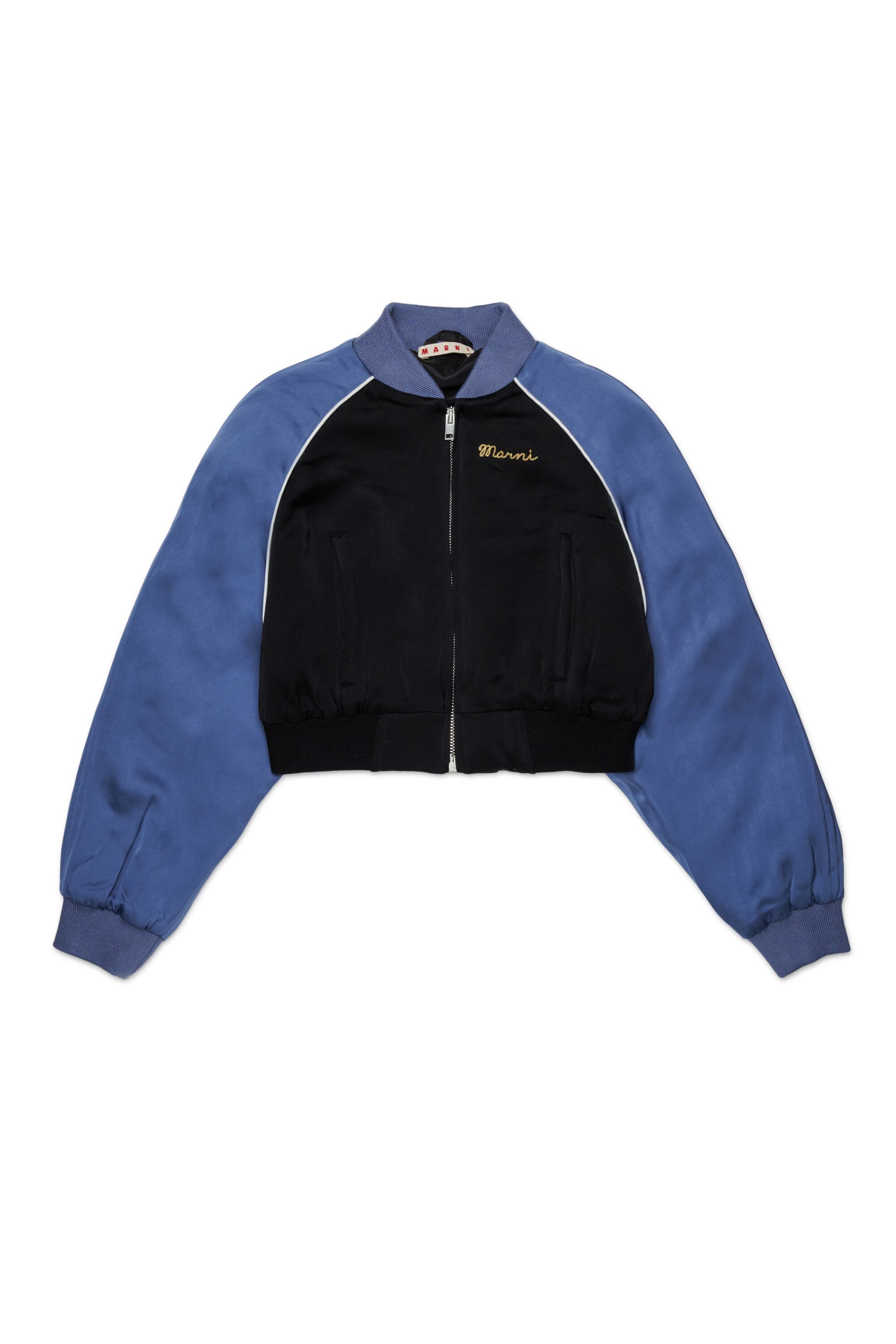 Bomber jacket with logo