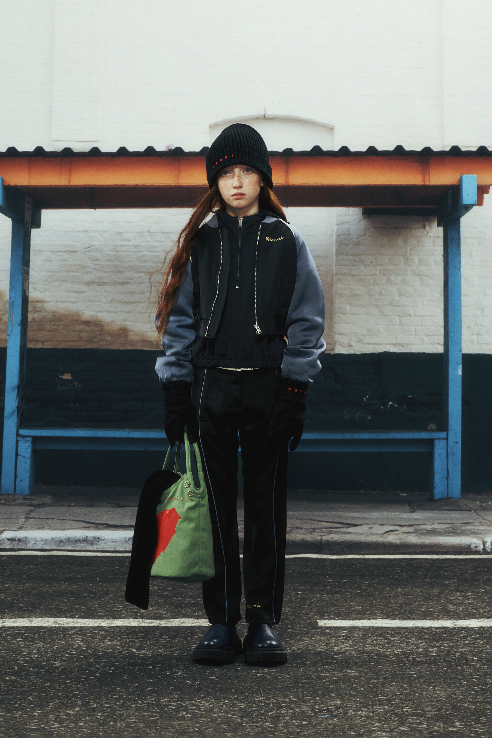 Bomber jacket with logo