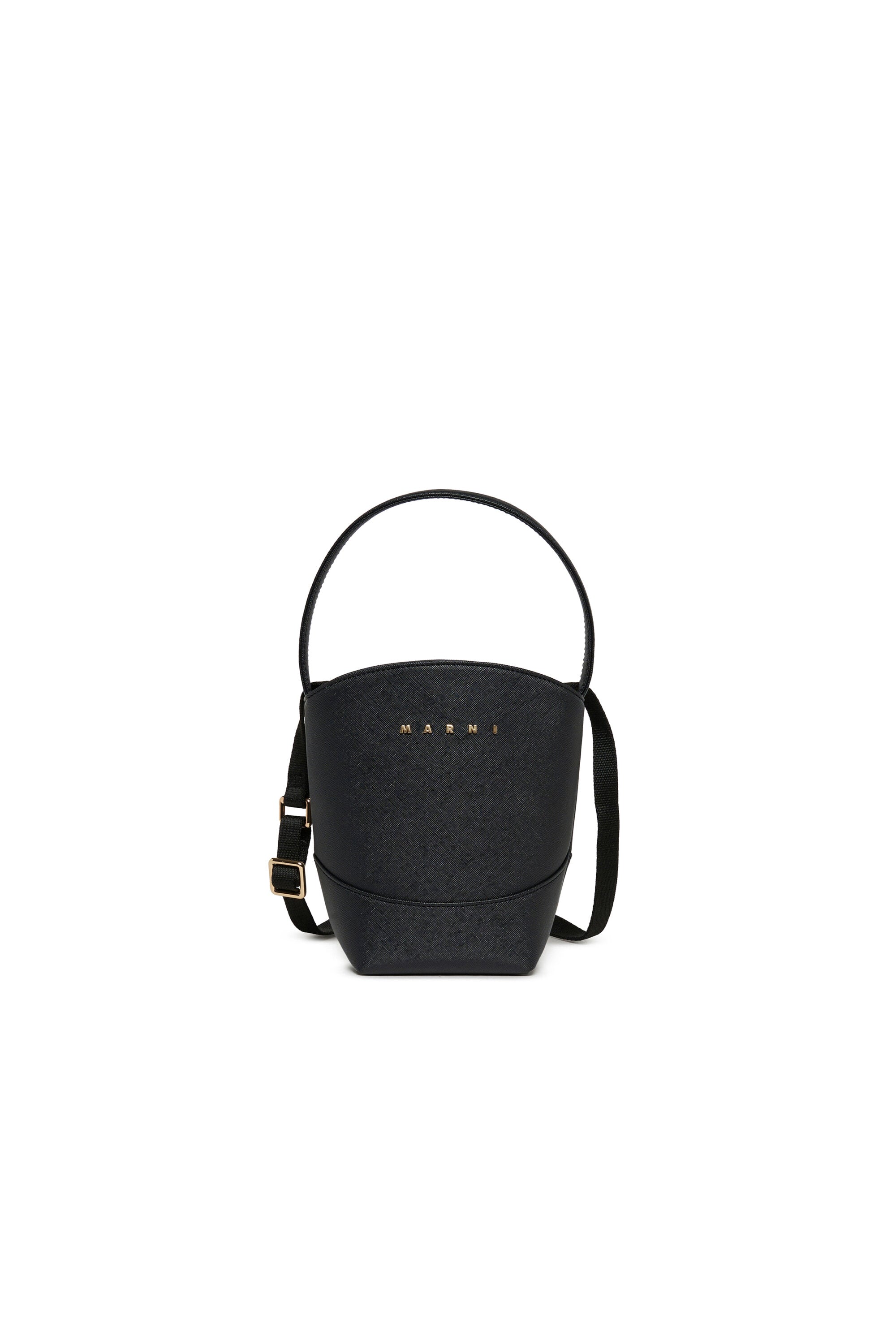Flower basket crossbody bag with logo