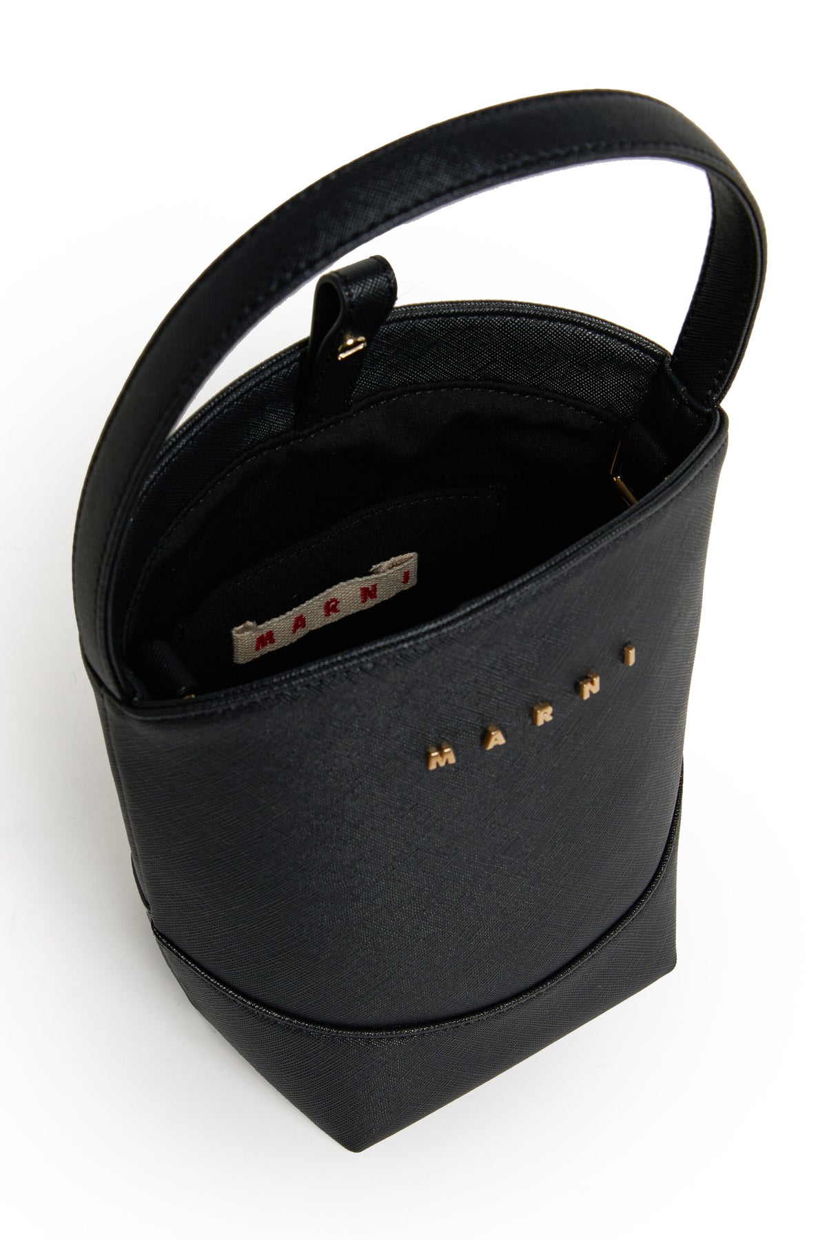 Flower basket crossbody bag with logo