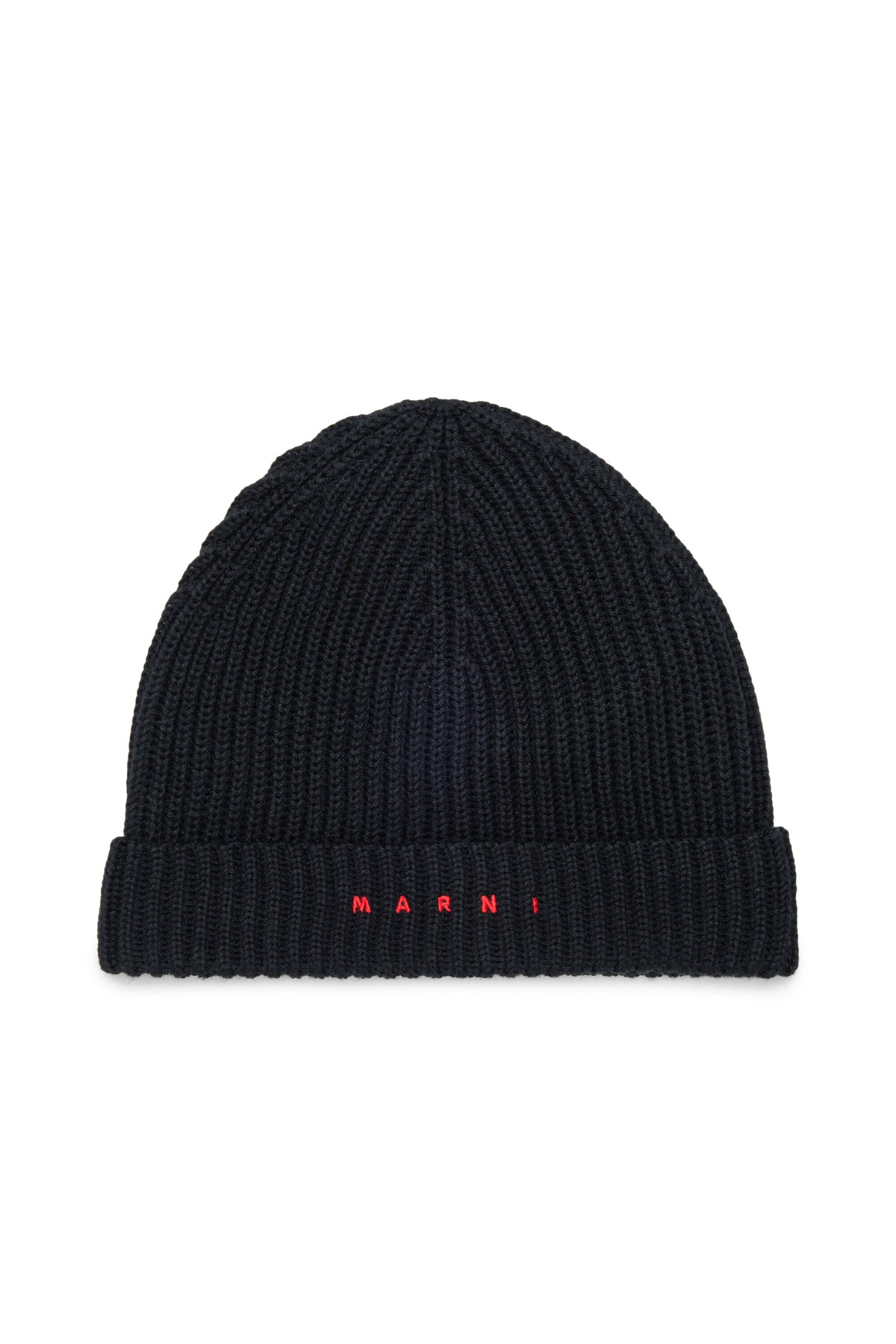 Ribbed beanie with logo