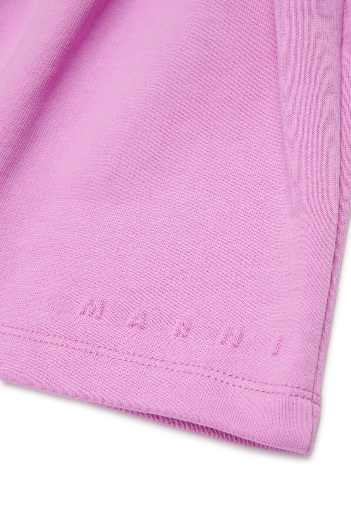Fleece mini skirt with embossed logo
