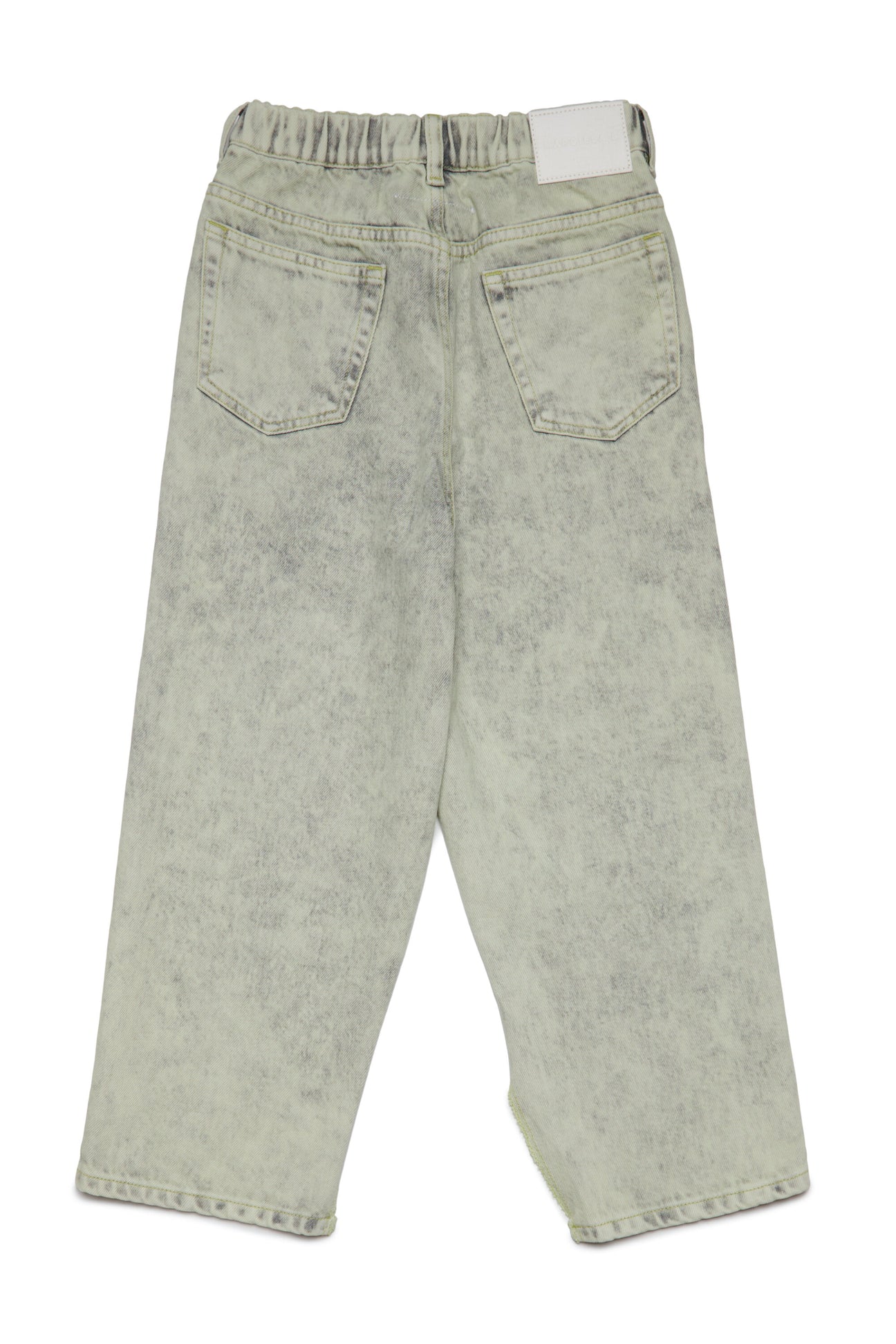 Vintage effect jeans with splits Vintage effect jeans with splits