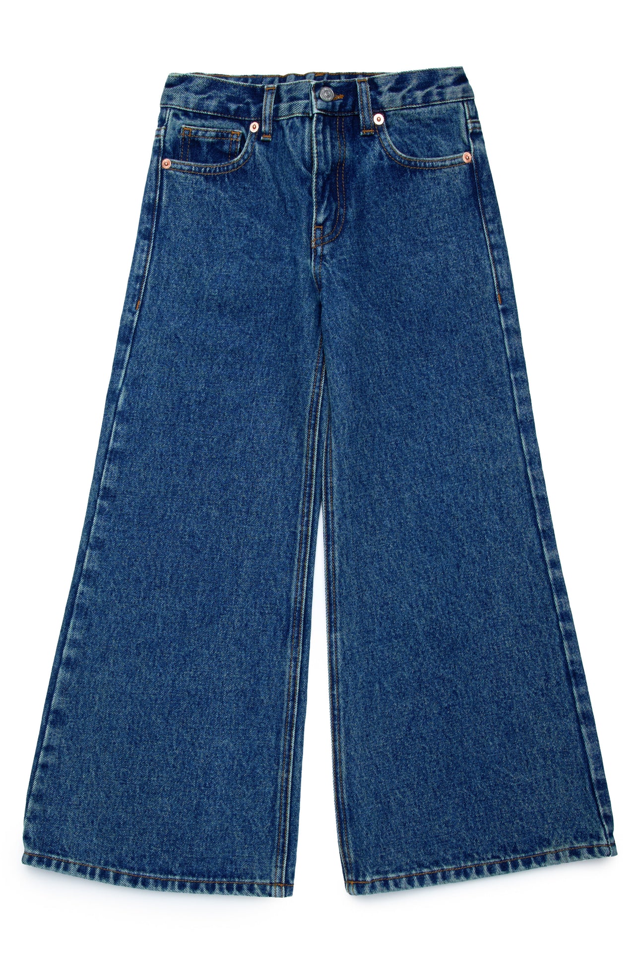 Mid blue bootcut jeans 