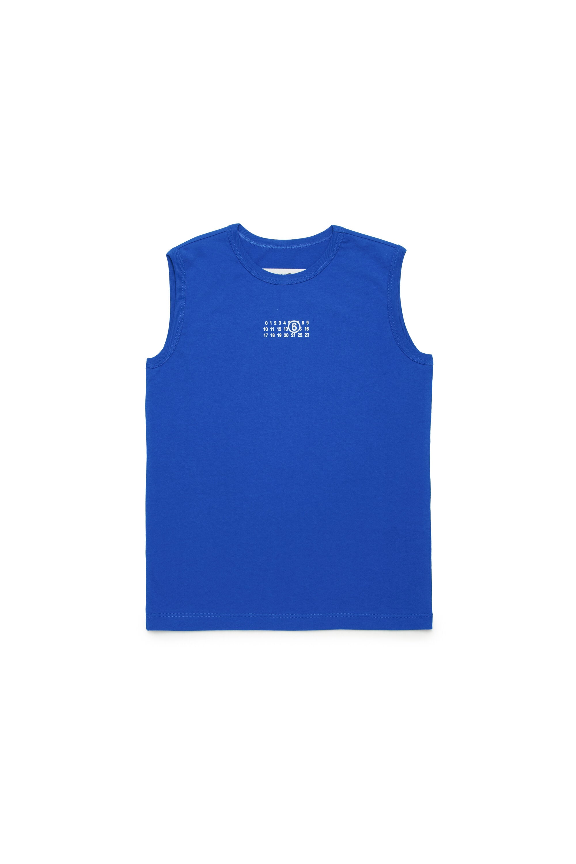 Sleeveless T-shirt branded with numeric logo