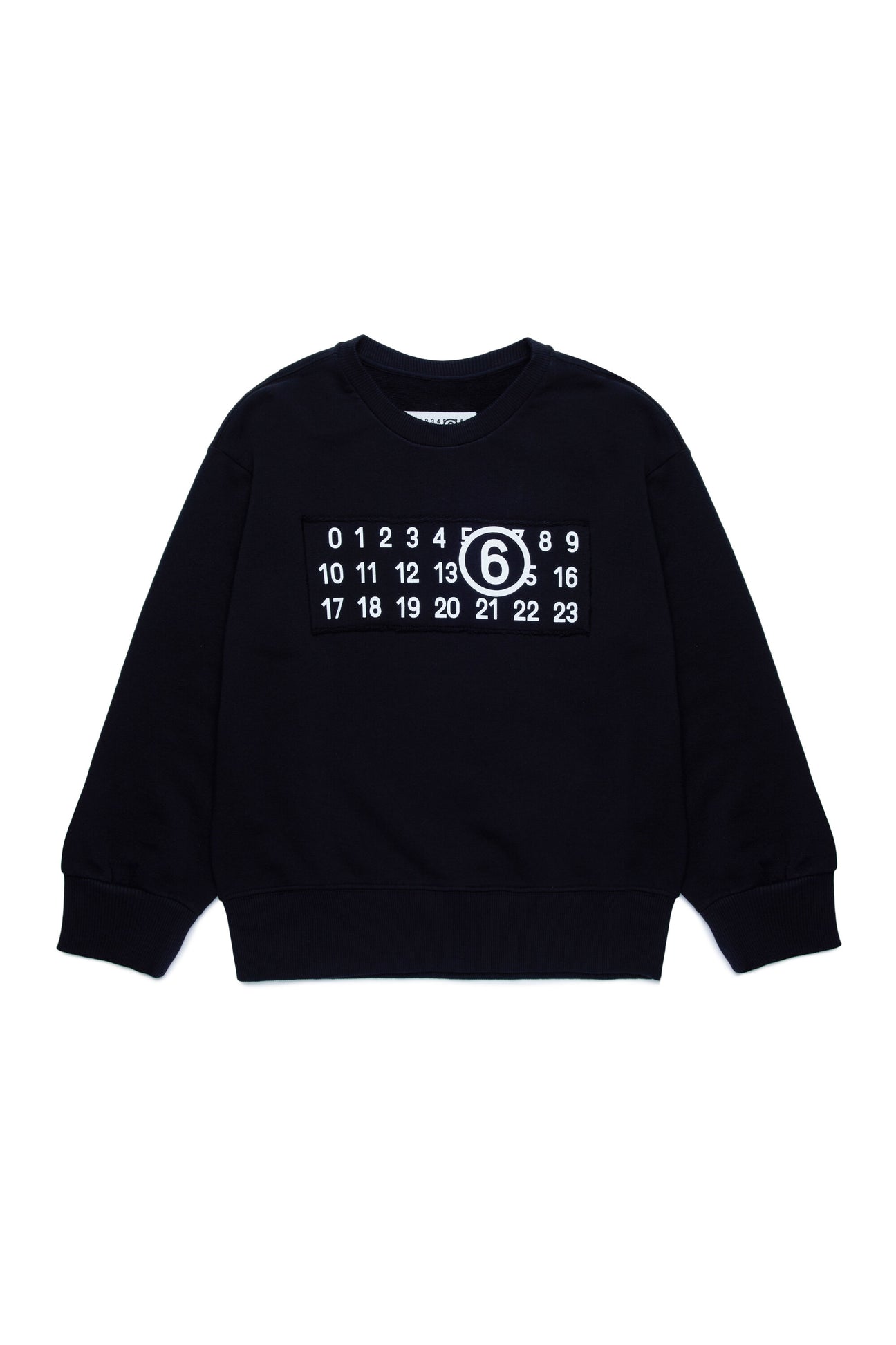 Crew-neck sweatshirt branded with numeric logo Crew-neck sweatshirt branded with numeric logo