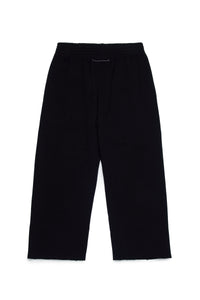 Fleece pants with pixel effect logo