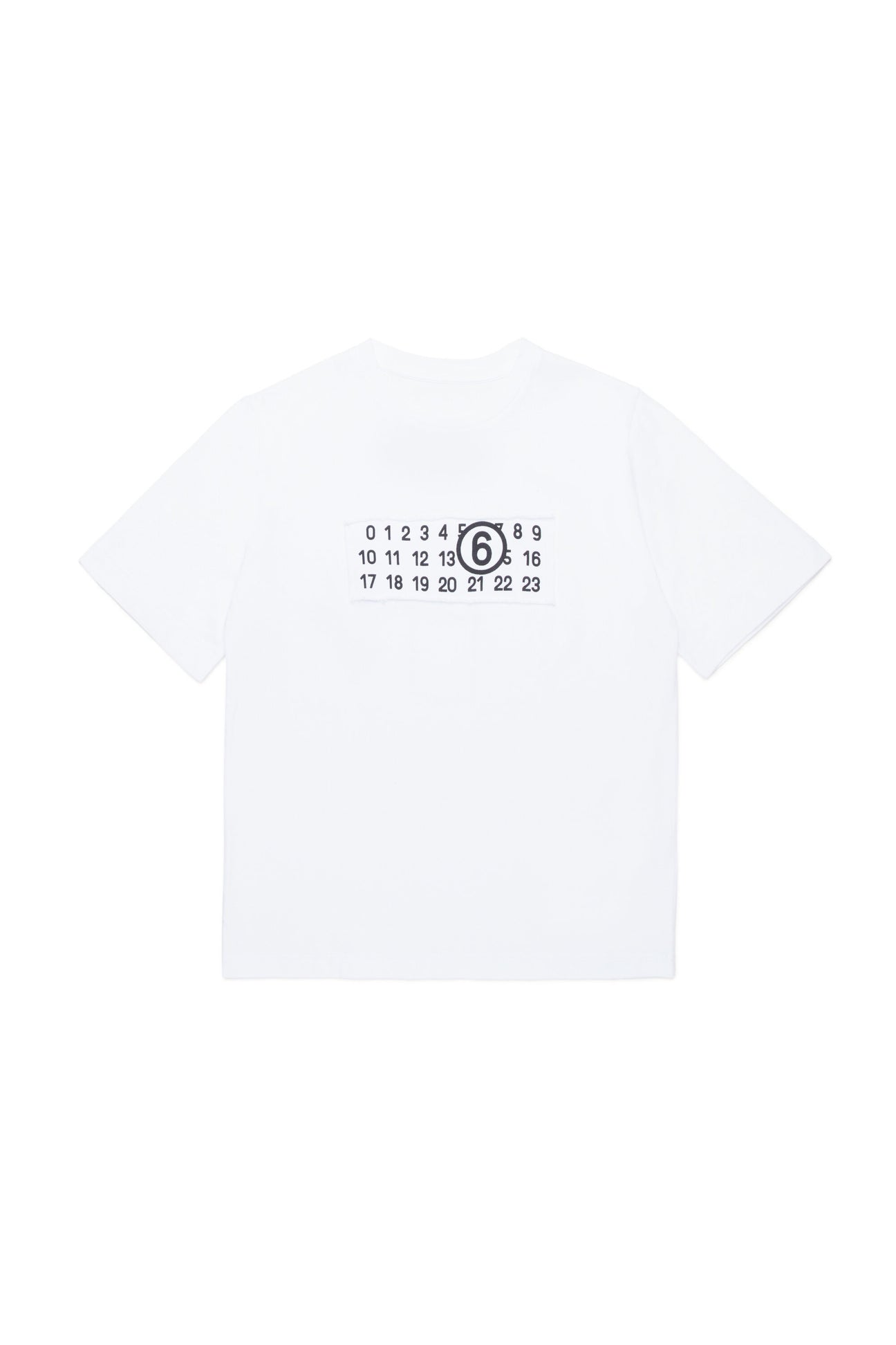 T-shirt branded with numeric logo 